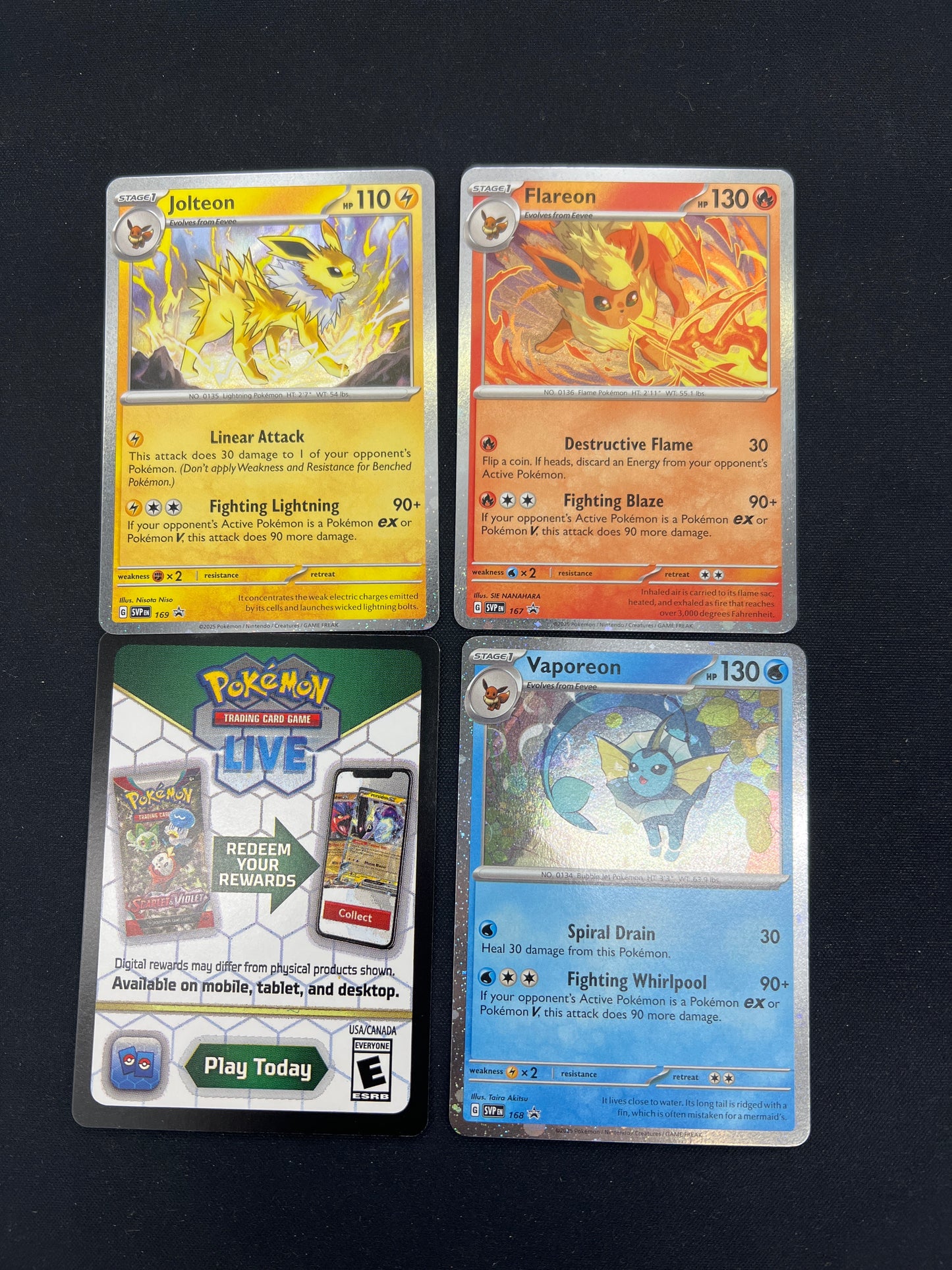 Auction Lot 73: Pokemon Cards Prismatic Evolution Poster Collection Promos Lot 2 Conditions Vary