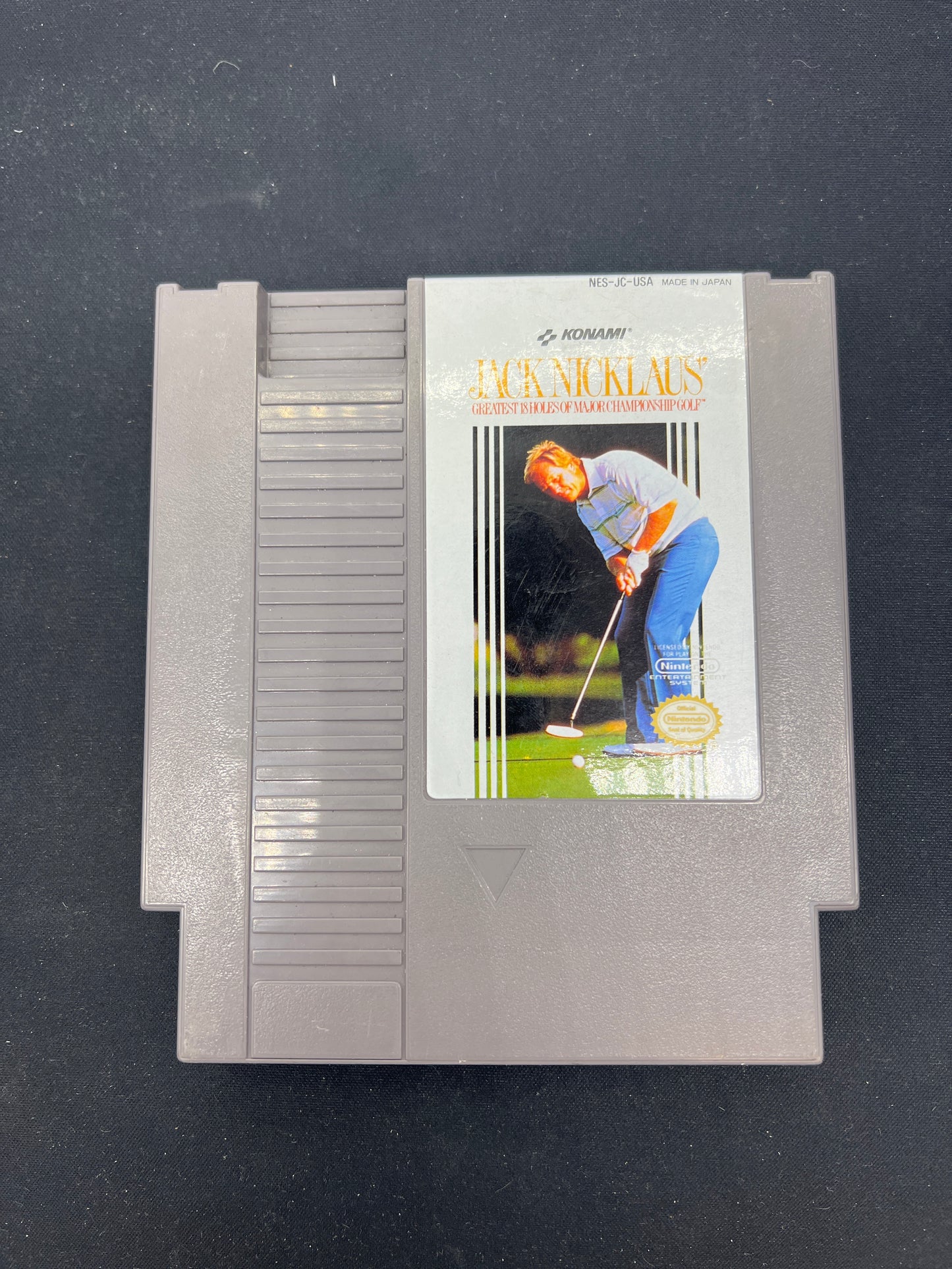 Auction Lot 330: Nintendo NES Video Game Loose Jack Nicklaus Golf