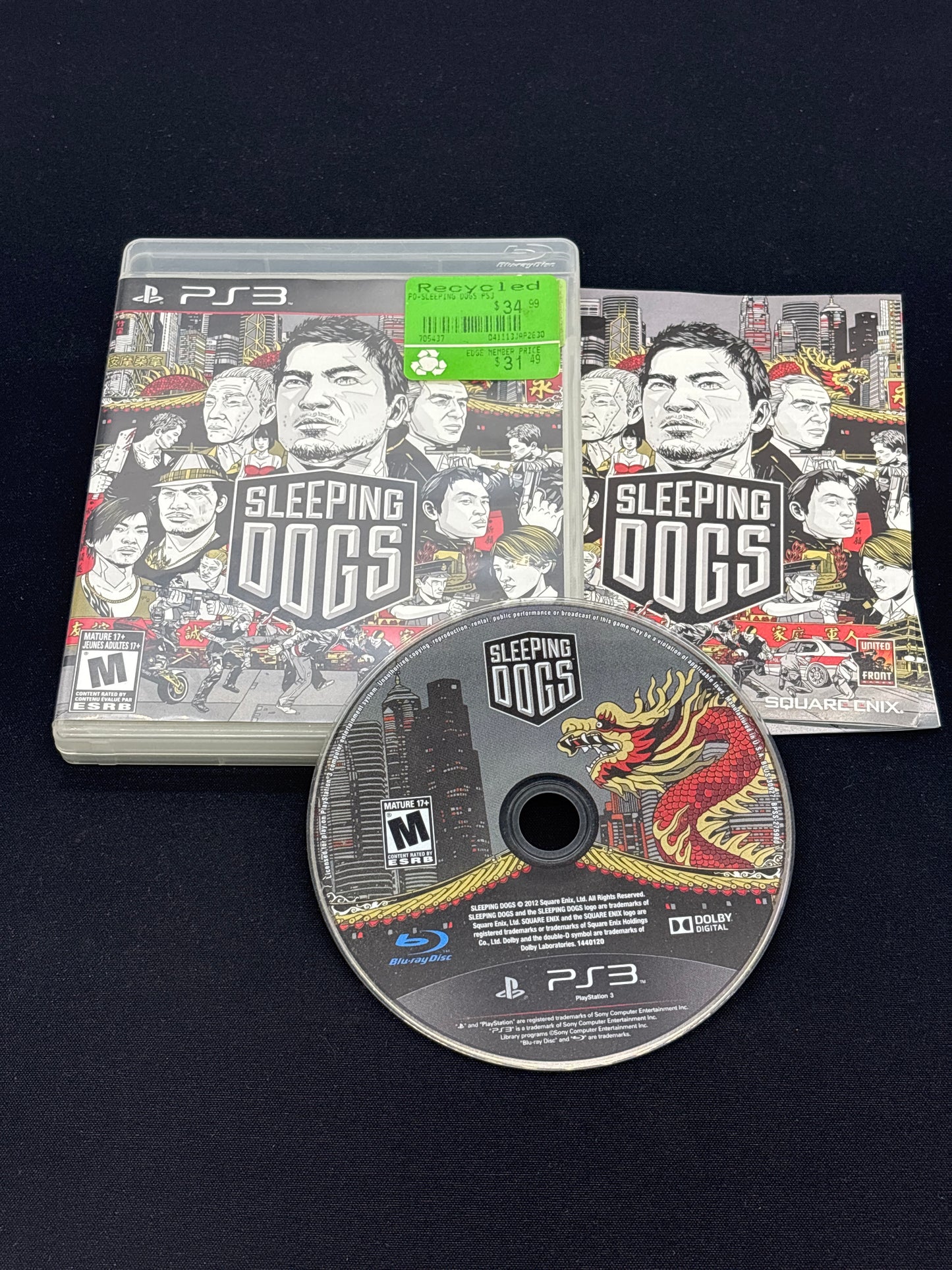 Auction Lot 84: PlayStation 3 Video Game Sleeping Dogs CIB