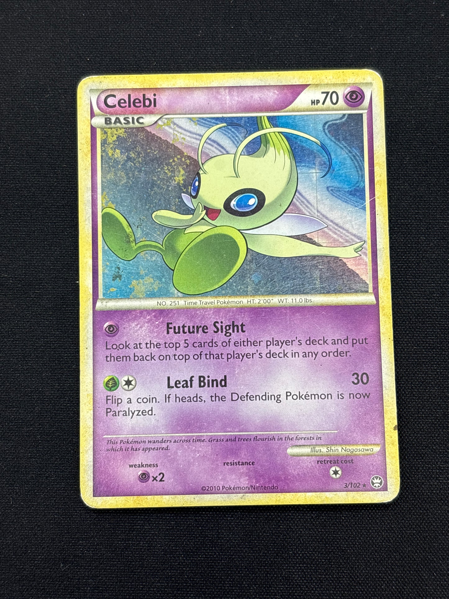 Auction Lot 265: Pokemon Cards Celebi Holo Rare HGSS Triumphant Conditions Vary