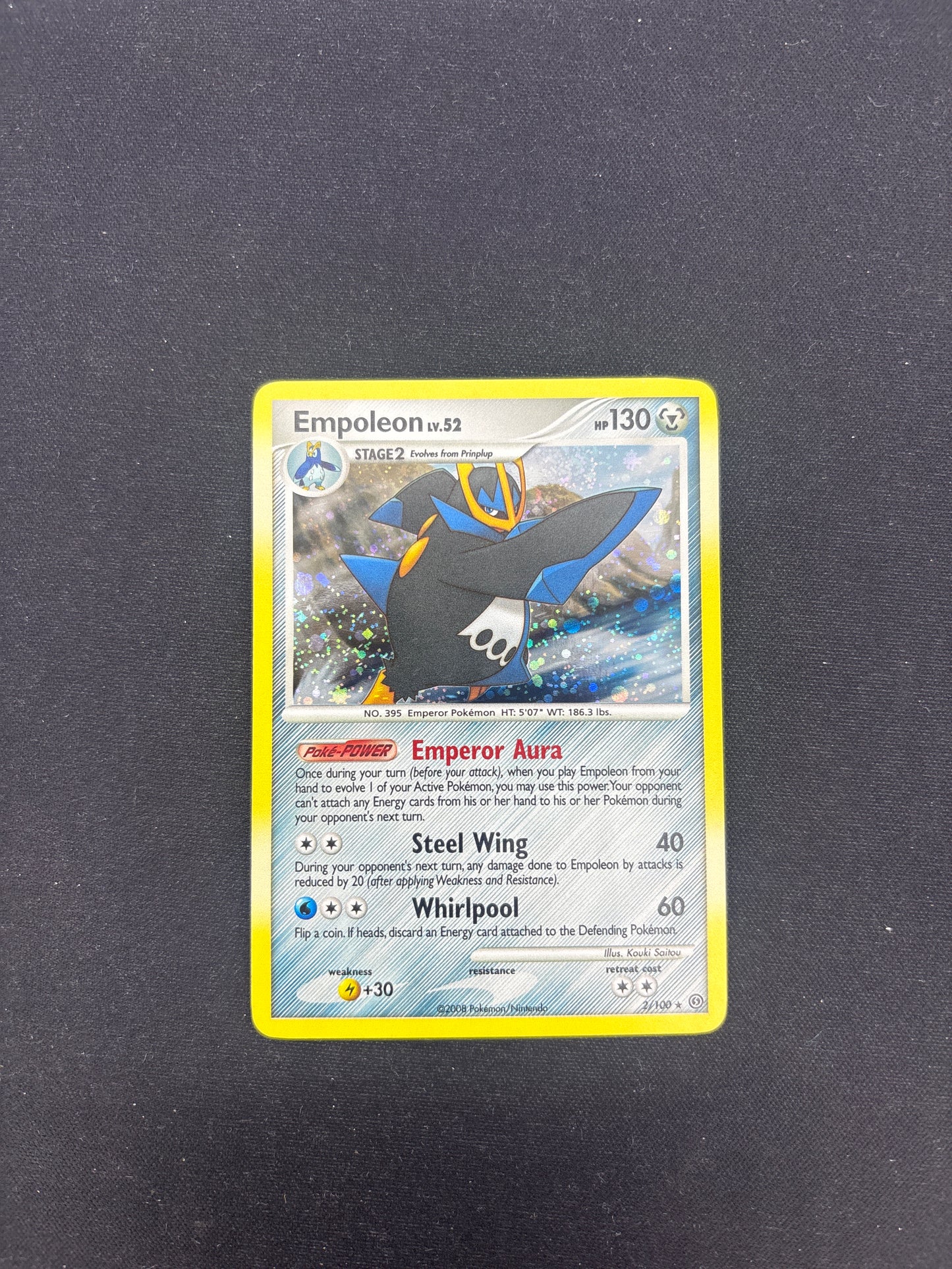 Auction Lot 111: Pokemon Cards Empoleon Mid Era Reverse Holo Rare Condition Vary