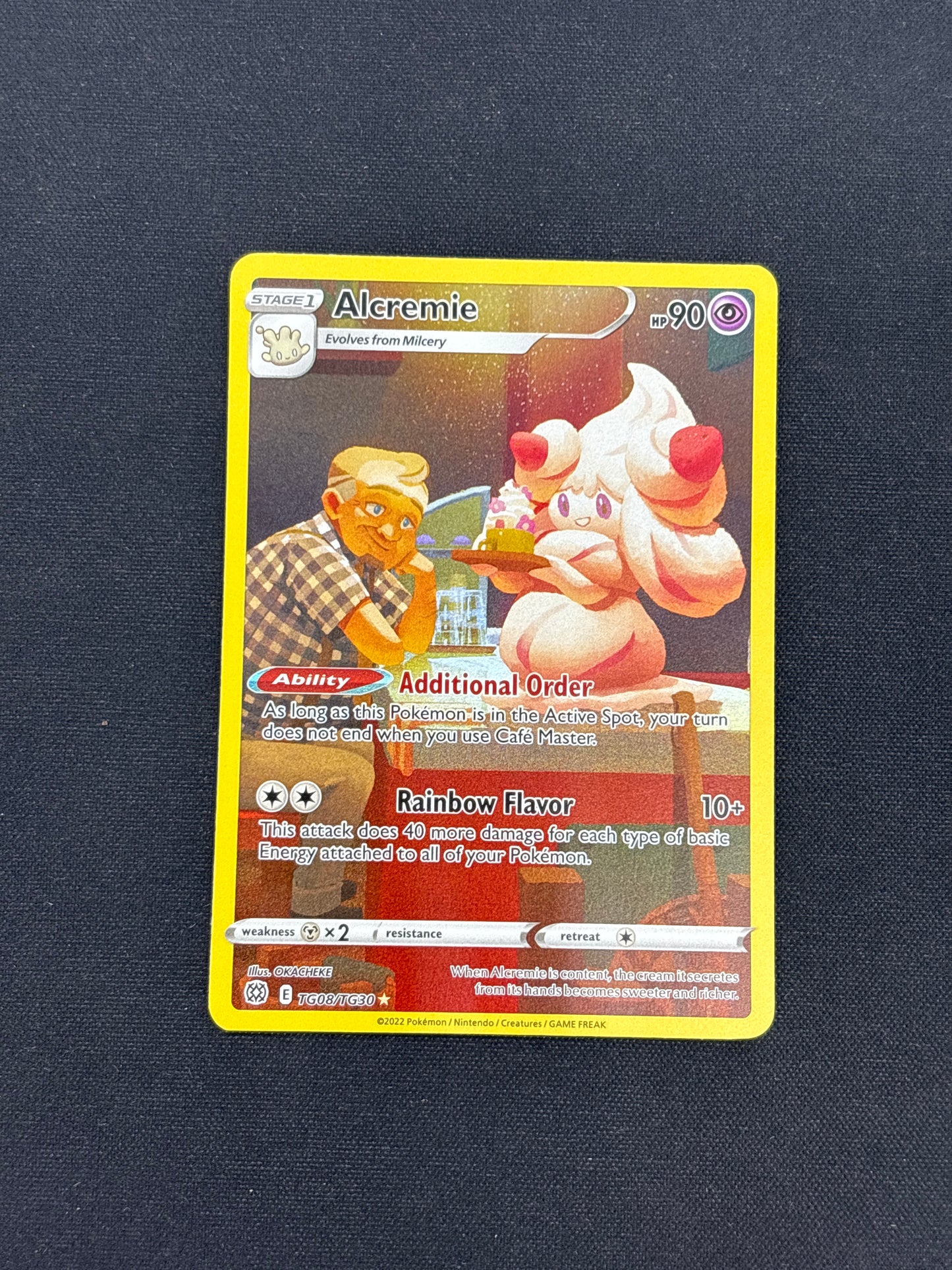 Auction Lot 234: Alcremie Trainer Gallery Card Conditions Vary