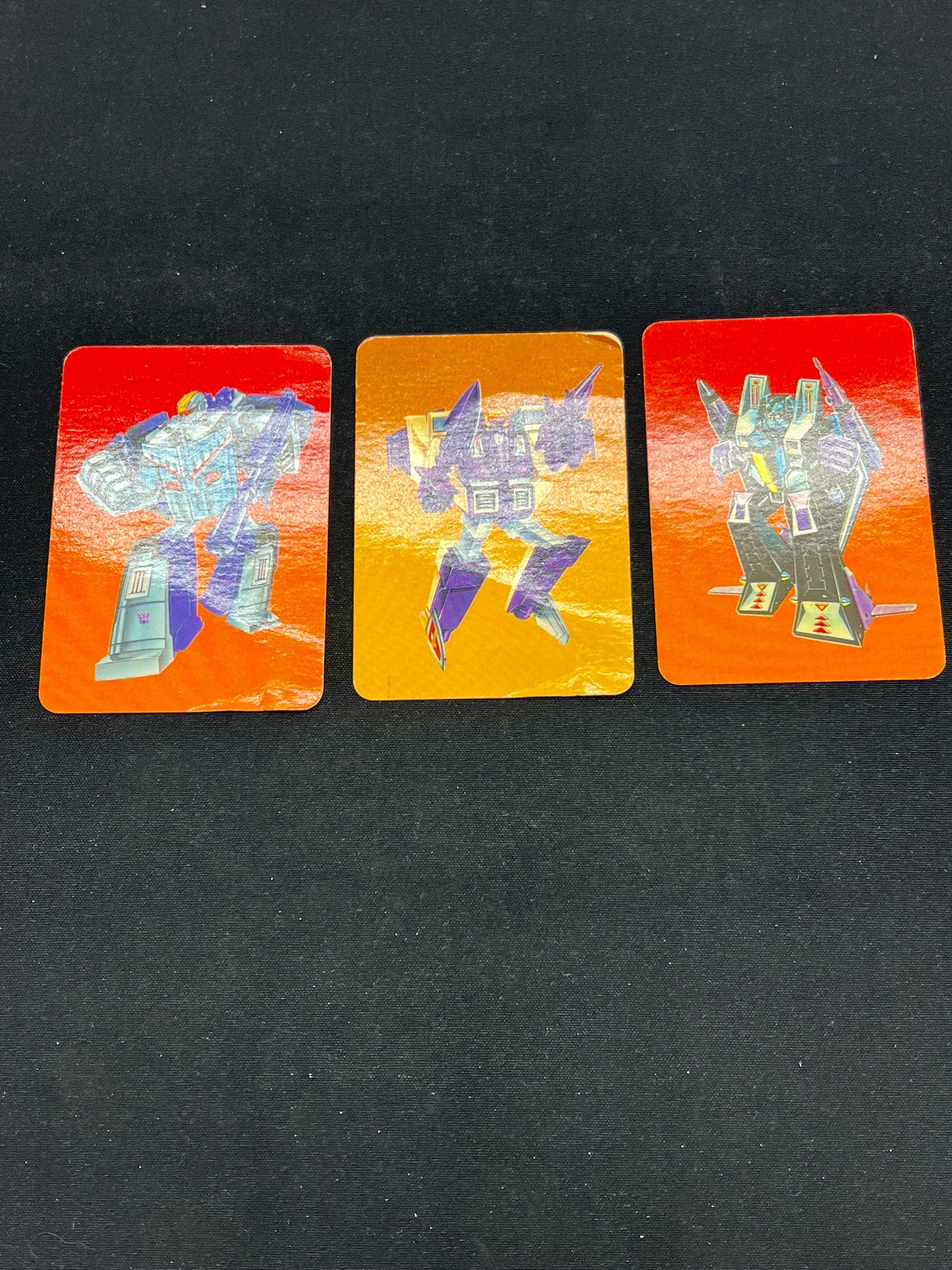 Auction Lot 282: Transformers Cards Lot of 3 Series 1 Conditions Vary