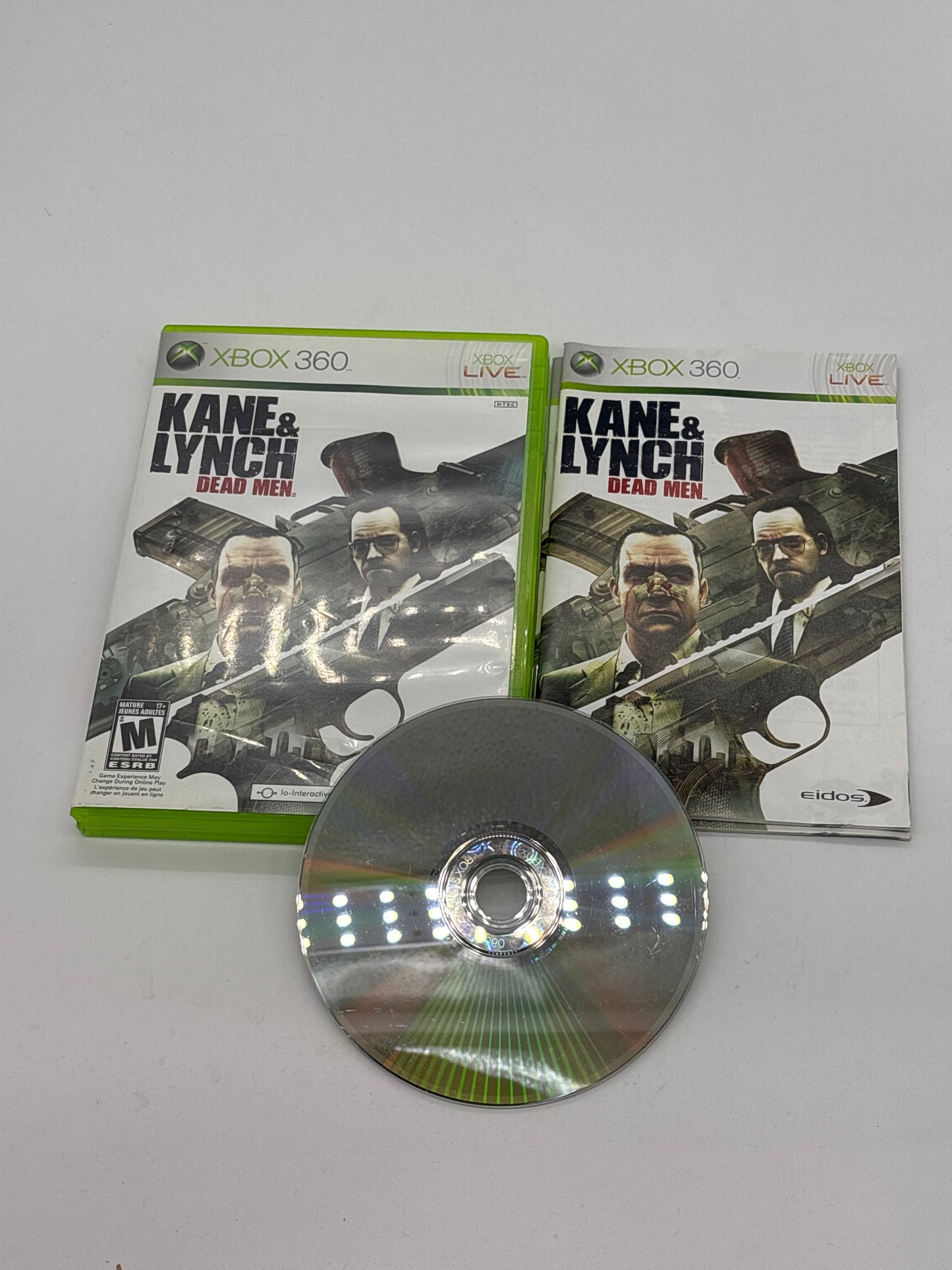 Auction Lot 164: Kane & Lynch Dead Men Video Game XBOX 360 CIB