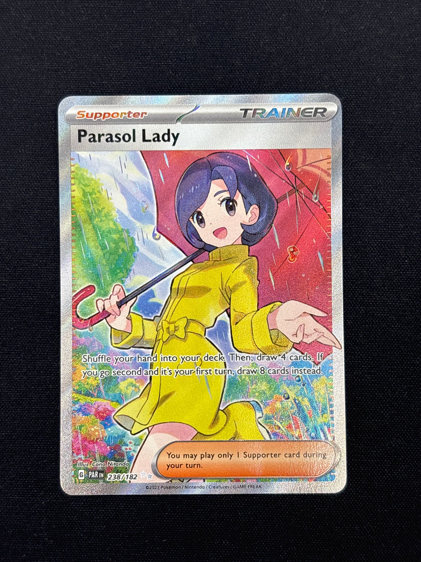 Auction Lot 231: Parasol Lady Full Art Card Conditions Vary