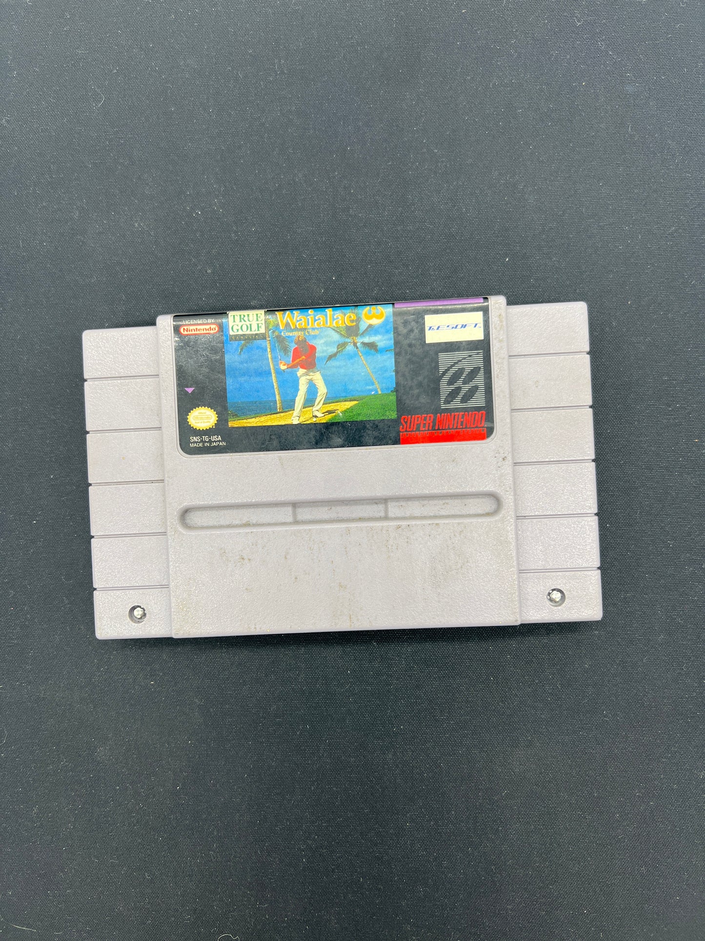 Auction Lot 122: SNES Video Game Waialae Country Club True Golf Loose