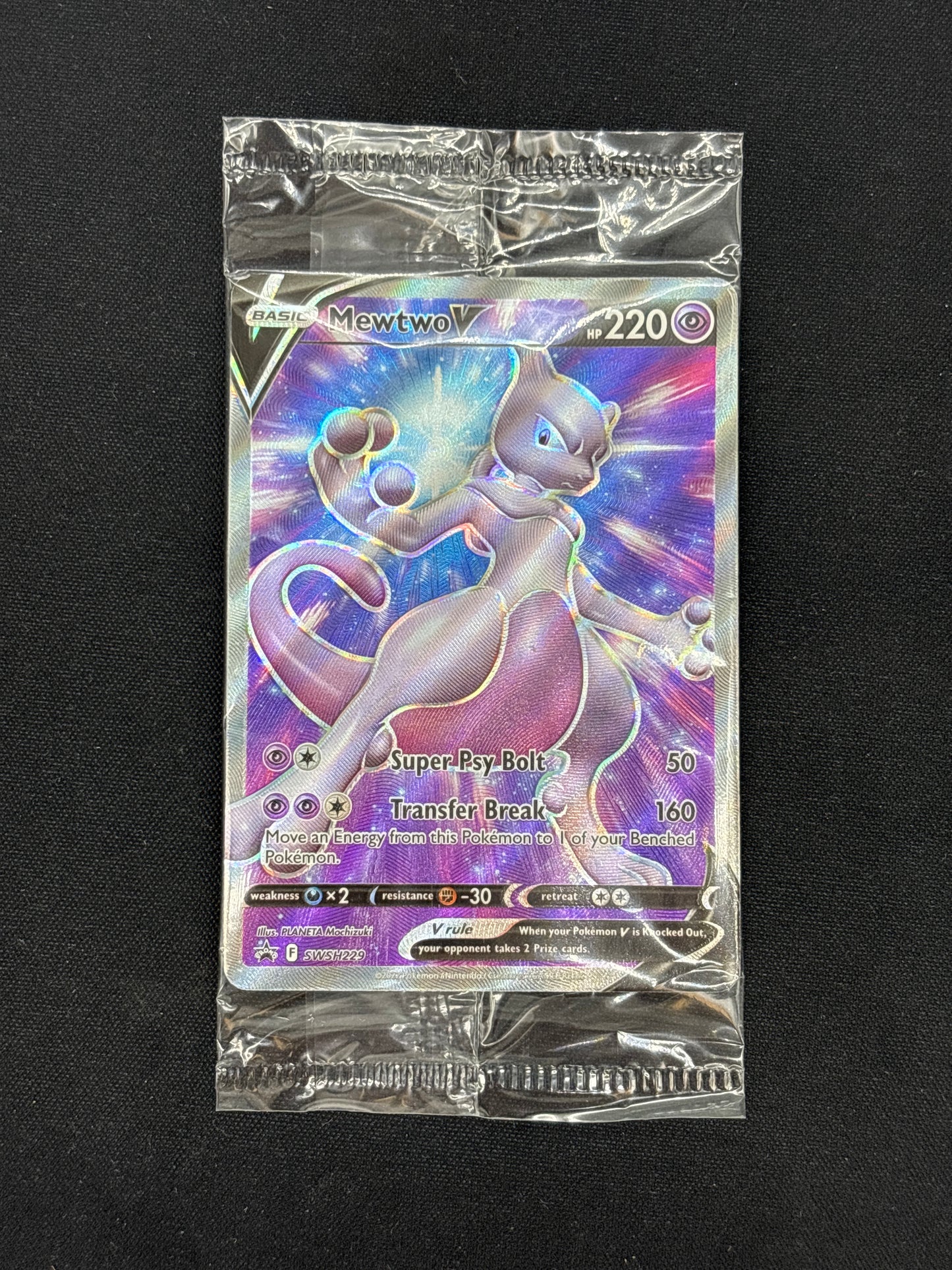 Auction Lot 38: Mewtwo V Pokemon Go ETB Promo Card Sealed