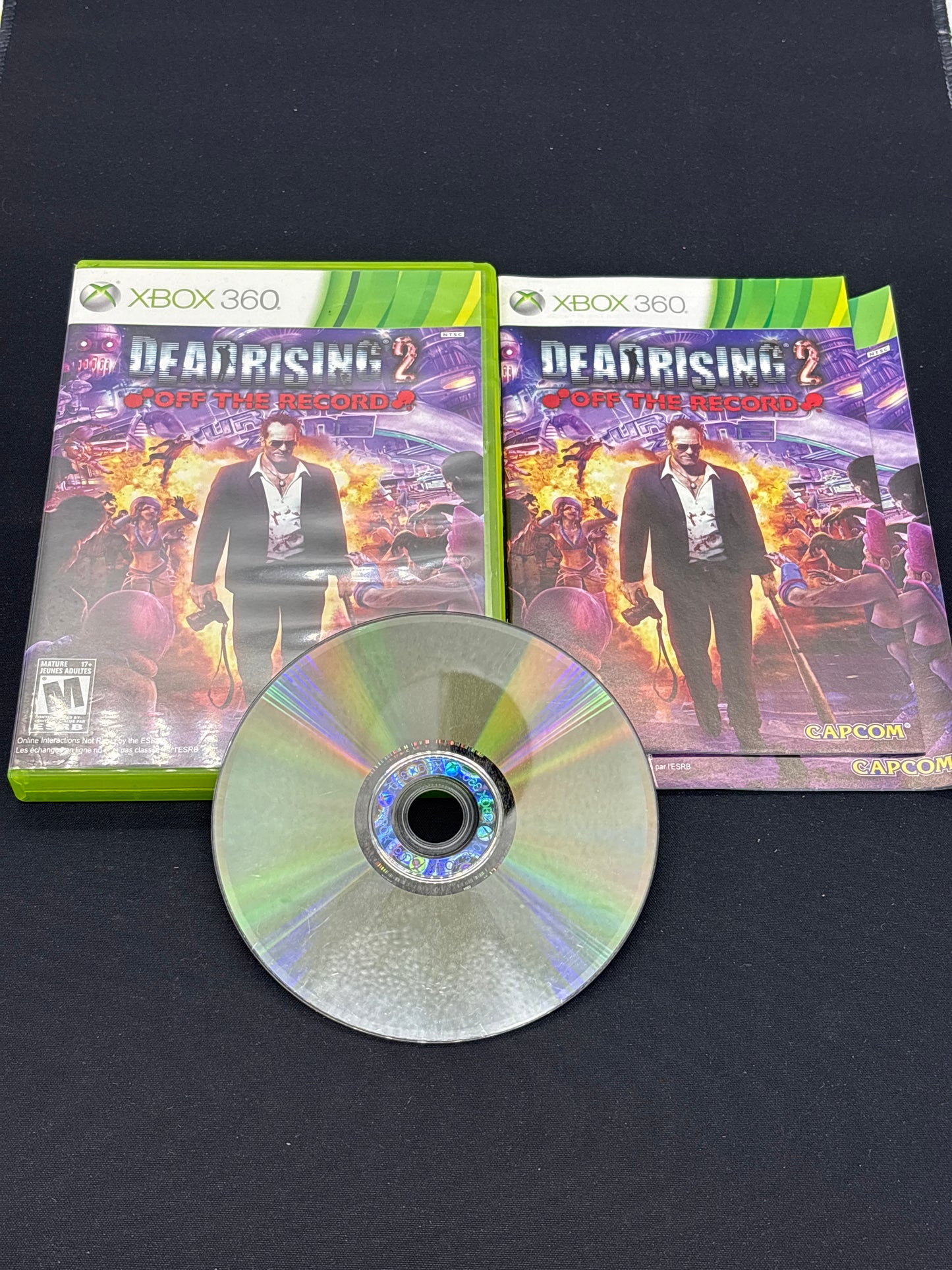 Auction Lot 141: XBOX 360 Dead Rising 2 Off the Record With Case & Disc