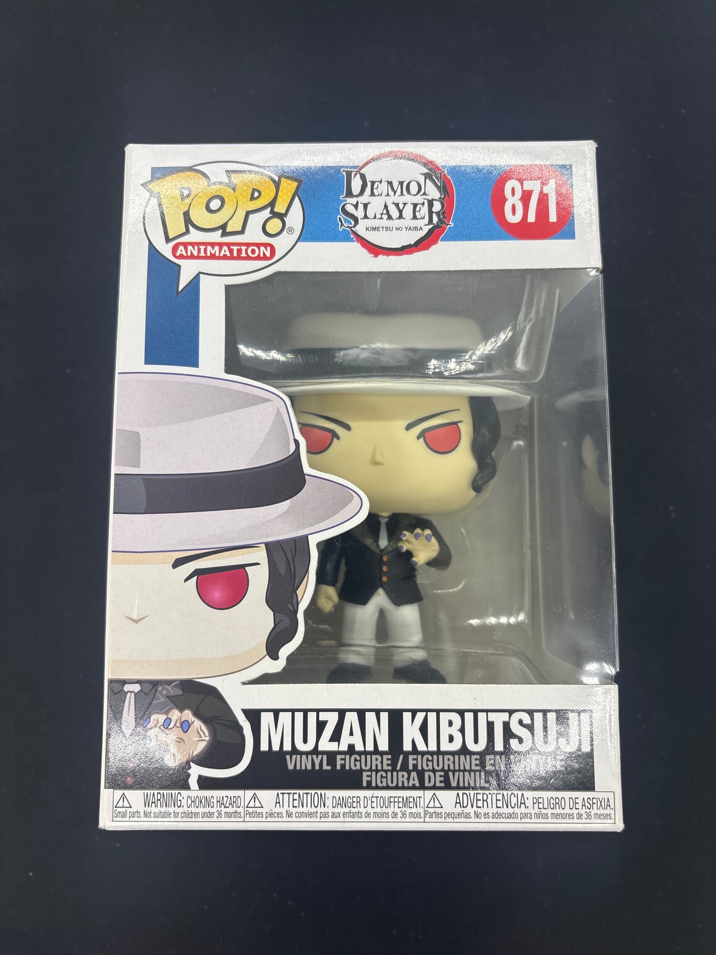 Auction Lot 201: Pop Funko Demon Slayer Muzak Kibutsuji 871 Figure