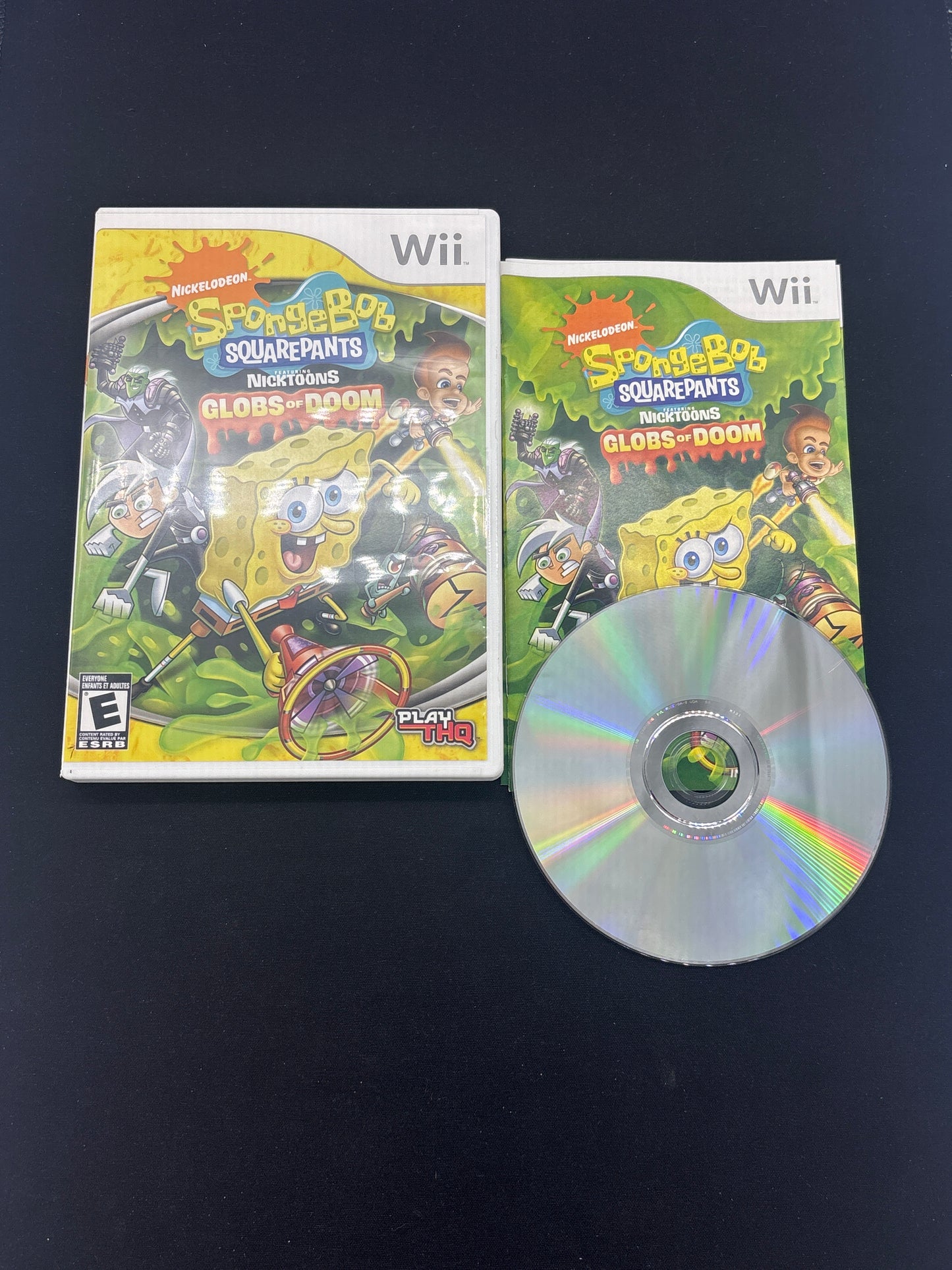 Auction Lot 127: Spongebob Squarepants Globs of Doom Video Game Nintendo Wii CIB