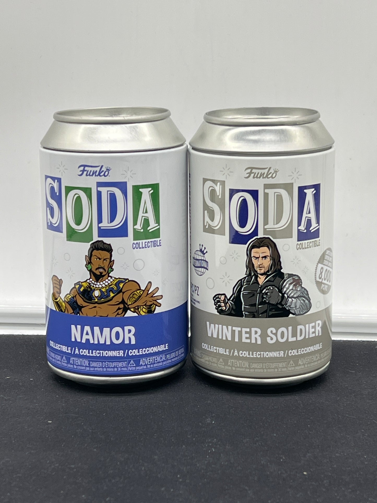 Auction Lot 25: Funko Soda Lot of 2 Namor & Winter Soldier