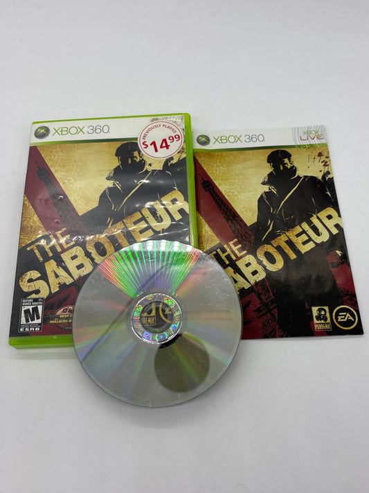 Auction Lot 33: The Saboteur Video Game XBOX 360 CIB