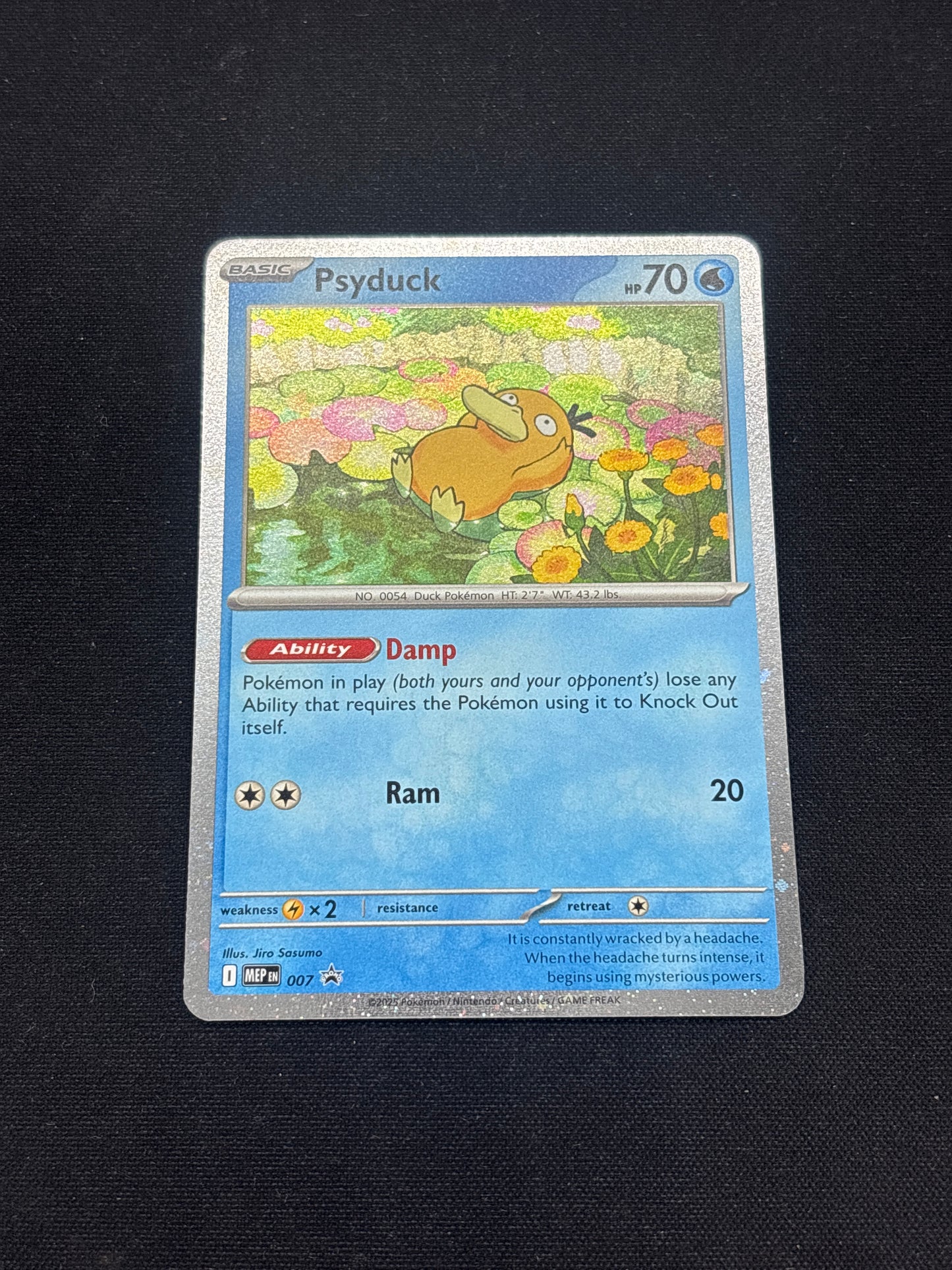Auction Lot 28: Pokemon Cards Psyduck Cosmo Holo Promo Condition Vary
