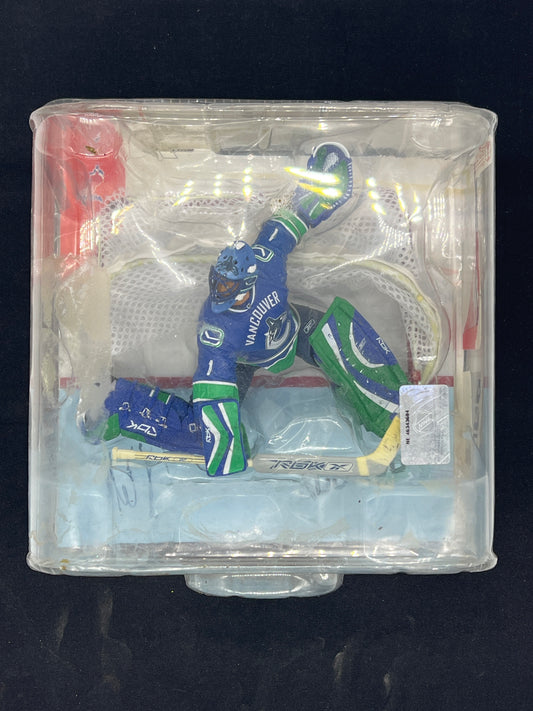 Auction Lot 4: McFarlene Roberto Luongo Autograph Figure Opened. Authenticity Unknown