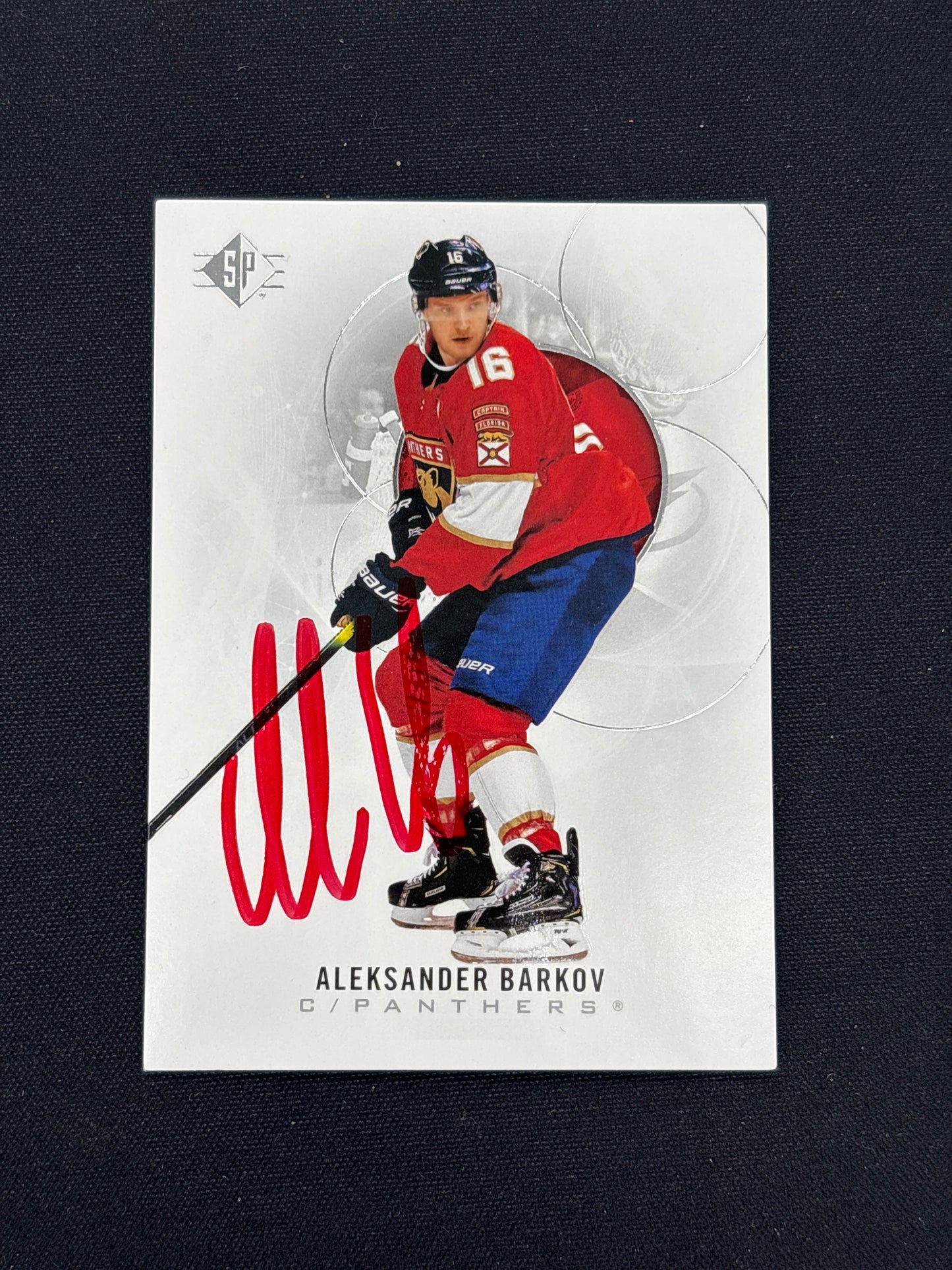 Auction Lot 108: Upper Deck Aleksander Barkov on Card Autograph Conditions Vary