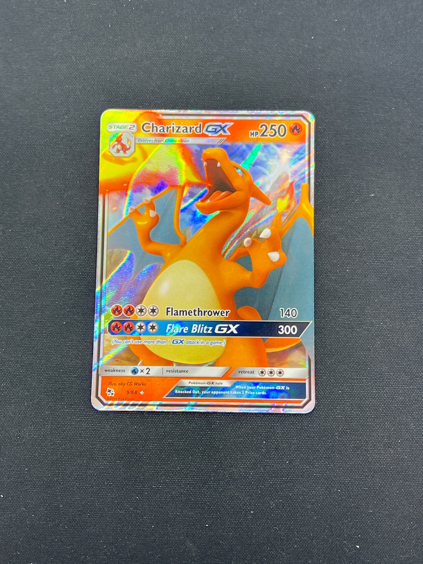 Auction Lot 144: Pokemon Cards Charizard GX Ultra Rare SM Hidden Fates Conditions Vary
