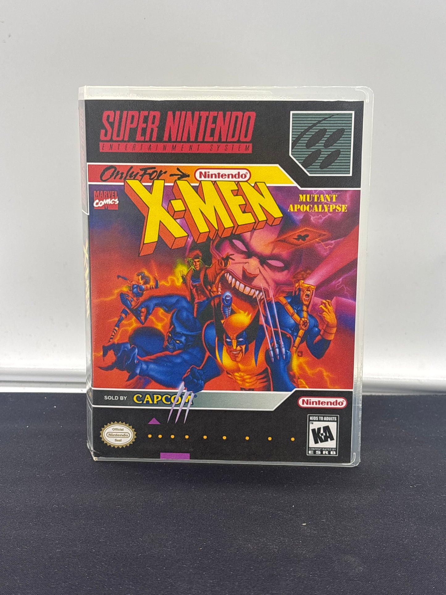 Auction Lot 111: X-Men Empty Video Game Case SNES