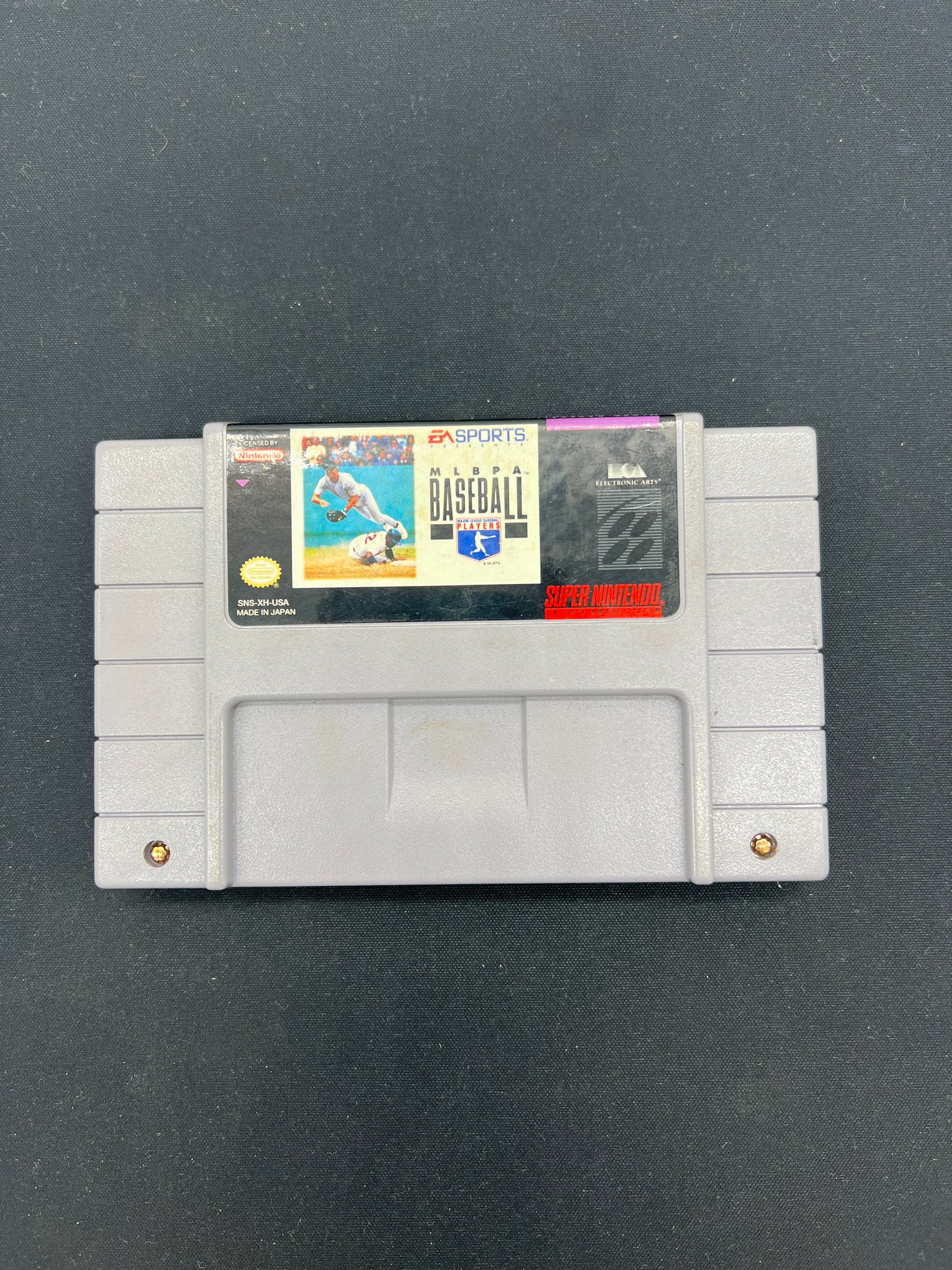 Auction Lot 121: SNES Video Game MLB PA Baseball Loose