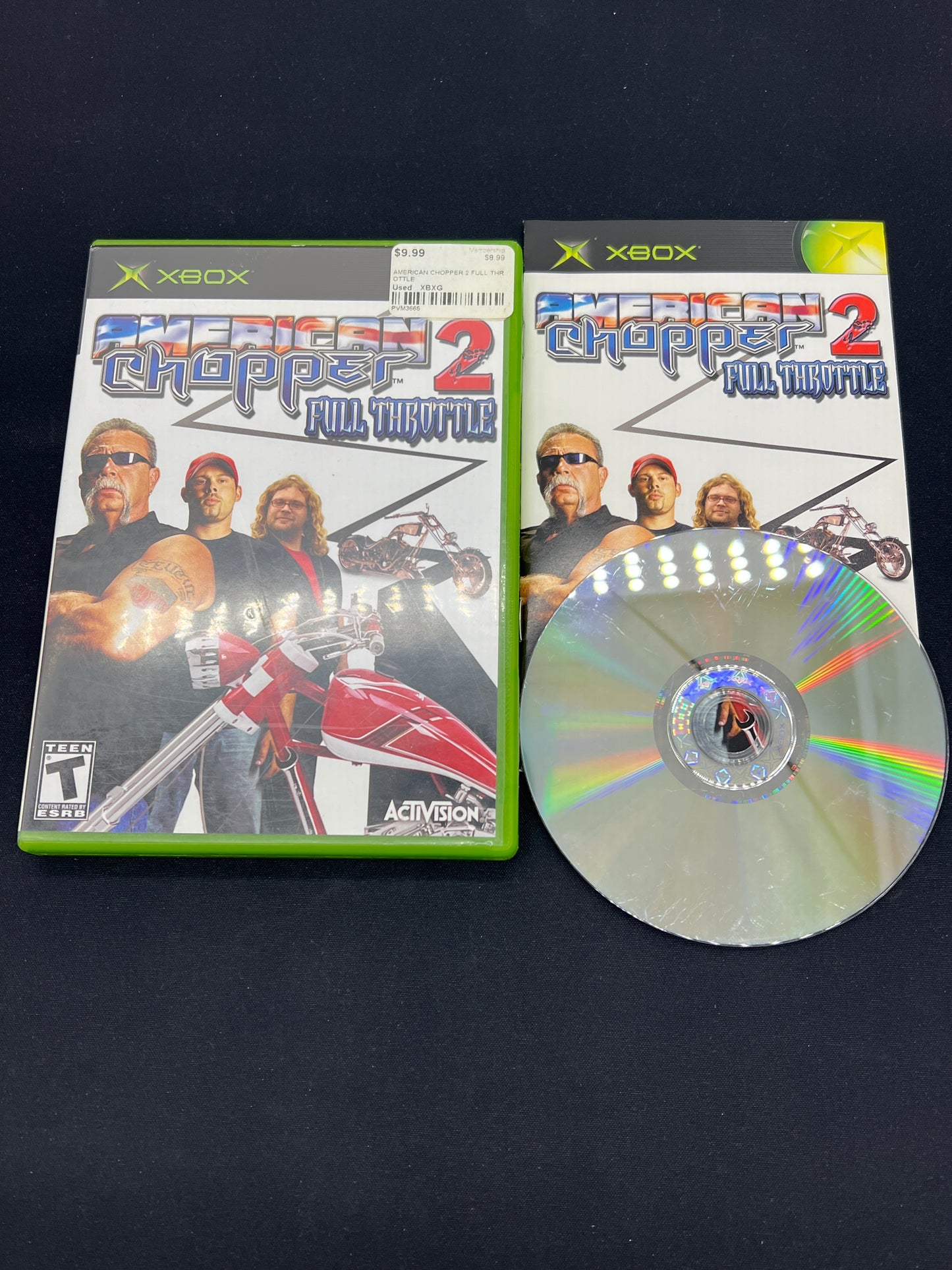 Auction Lot 176: XBOX Video Game American Chopper 2 Full Throttle CIB