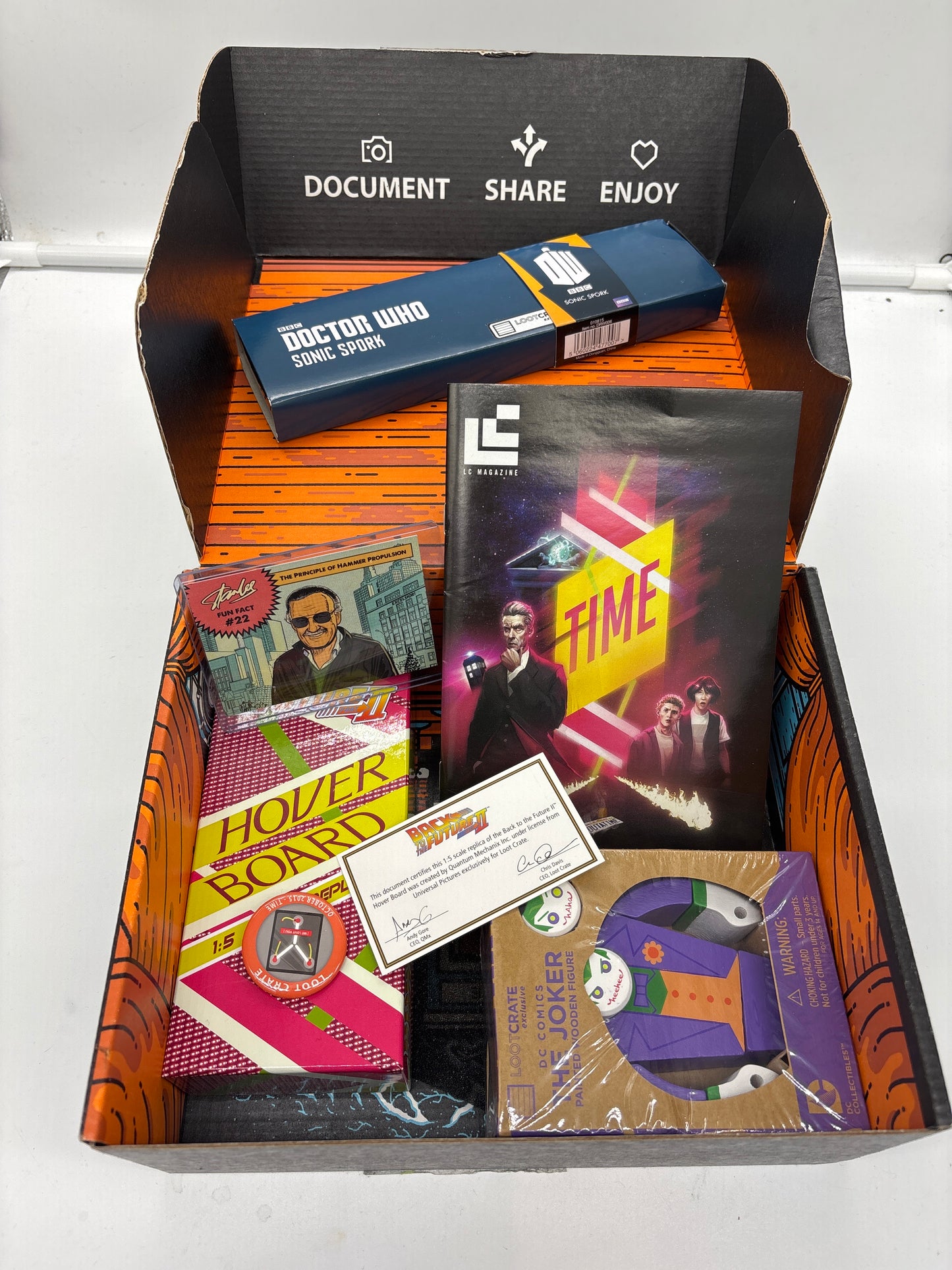 Auction Lot 17: The Stan Lee Box with Content Inside