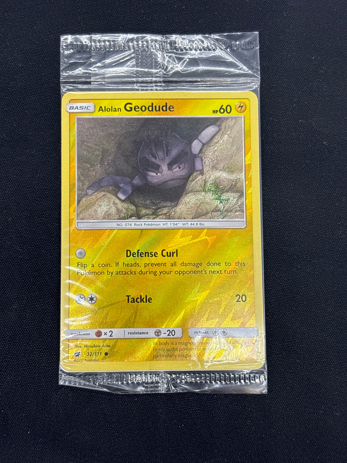 Auction Lot 28: Alolan Geodude Walmart Promo Card Sealed