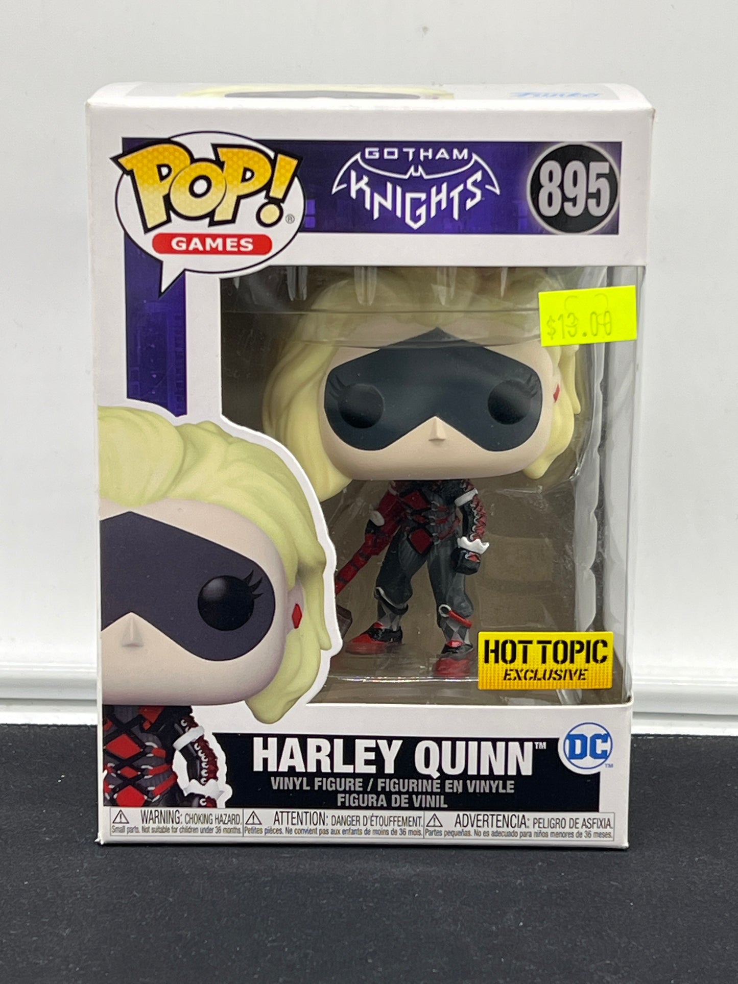 Auction Lot 56: POP Funko Batman Knights Harley Quinn 895 Figure