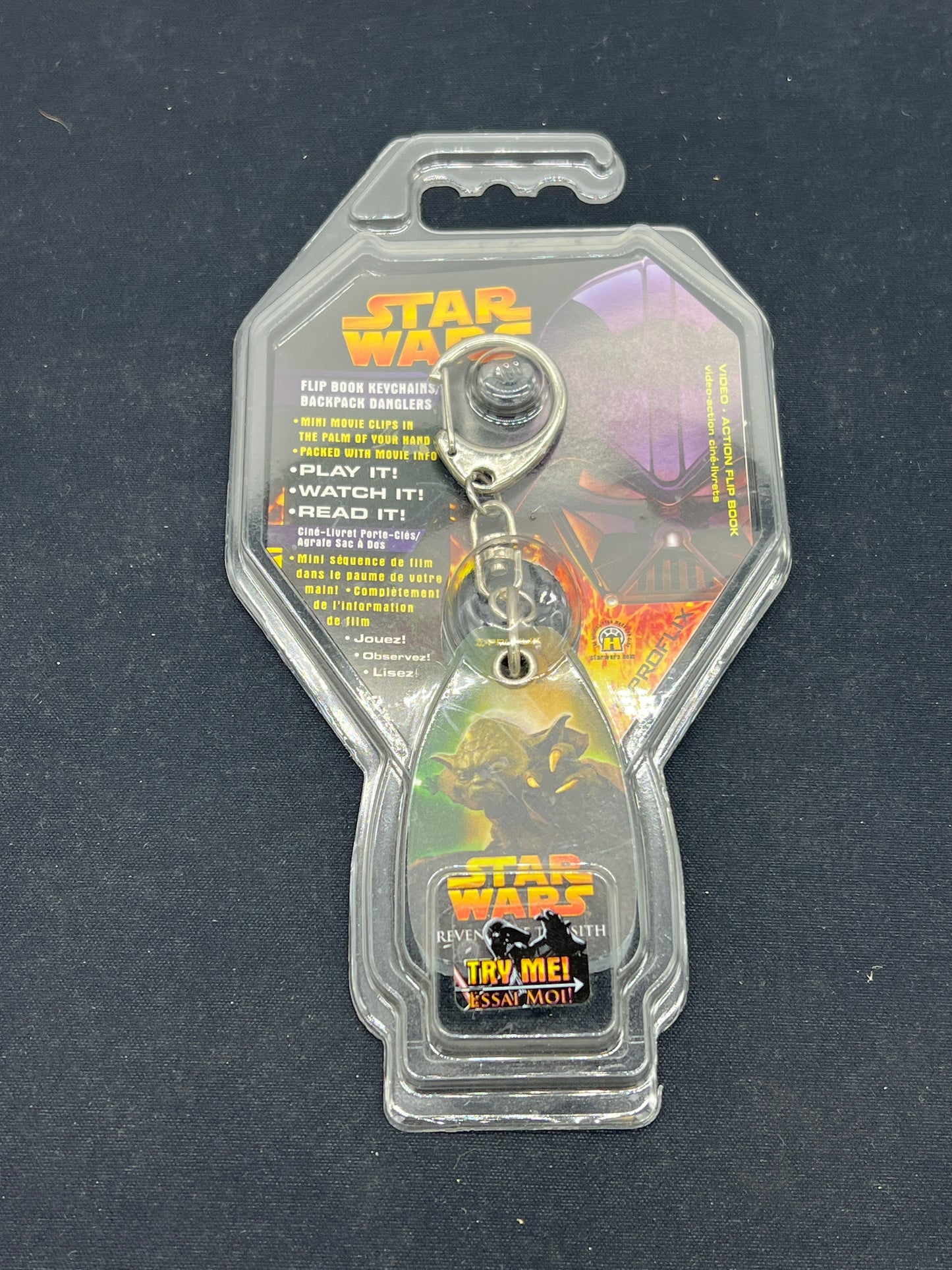 Auction Lot 114: Star Wars Flipbook Keychain/ Backpack Dangler