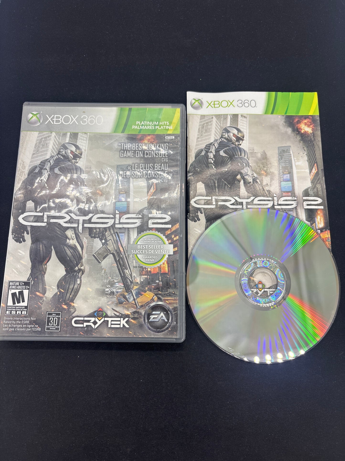 Auction Lot 142: XBOX 360 Video Game Crysis 2 CIB