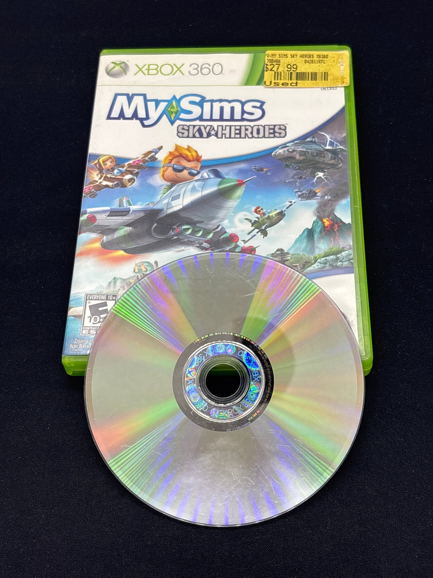 Auction Lot 114: XBOX 360 My Sims Sky Heroes Video Game