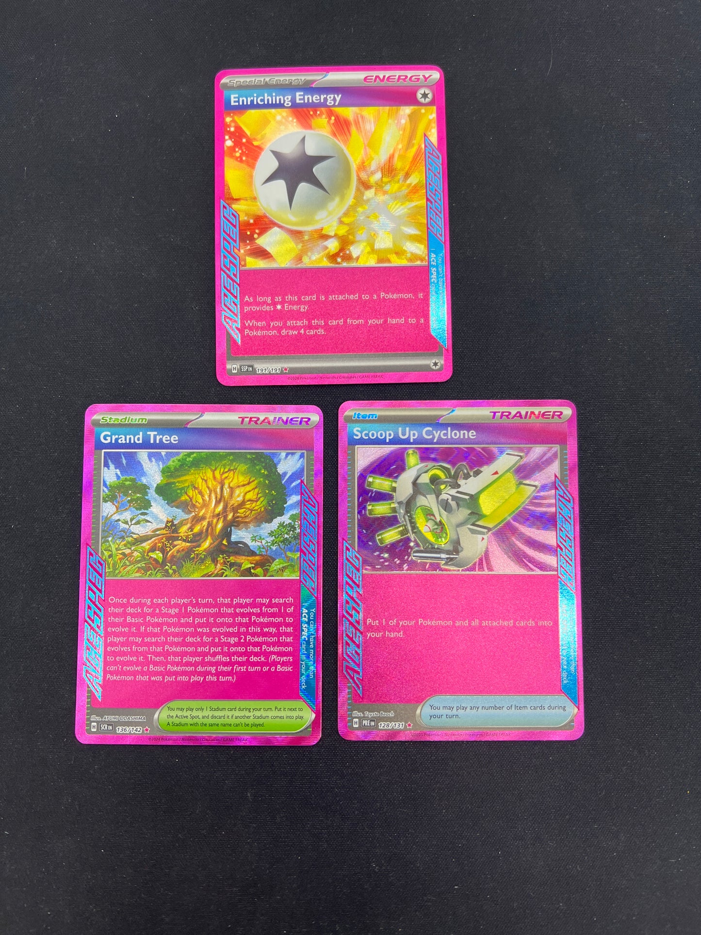 Auction Lot 353: Pokemon Cards Assorted Lot of 3 Ace Specs Conditions Vary