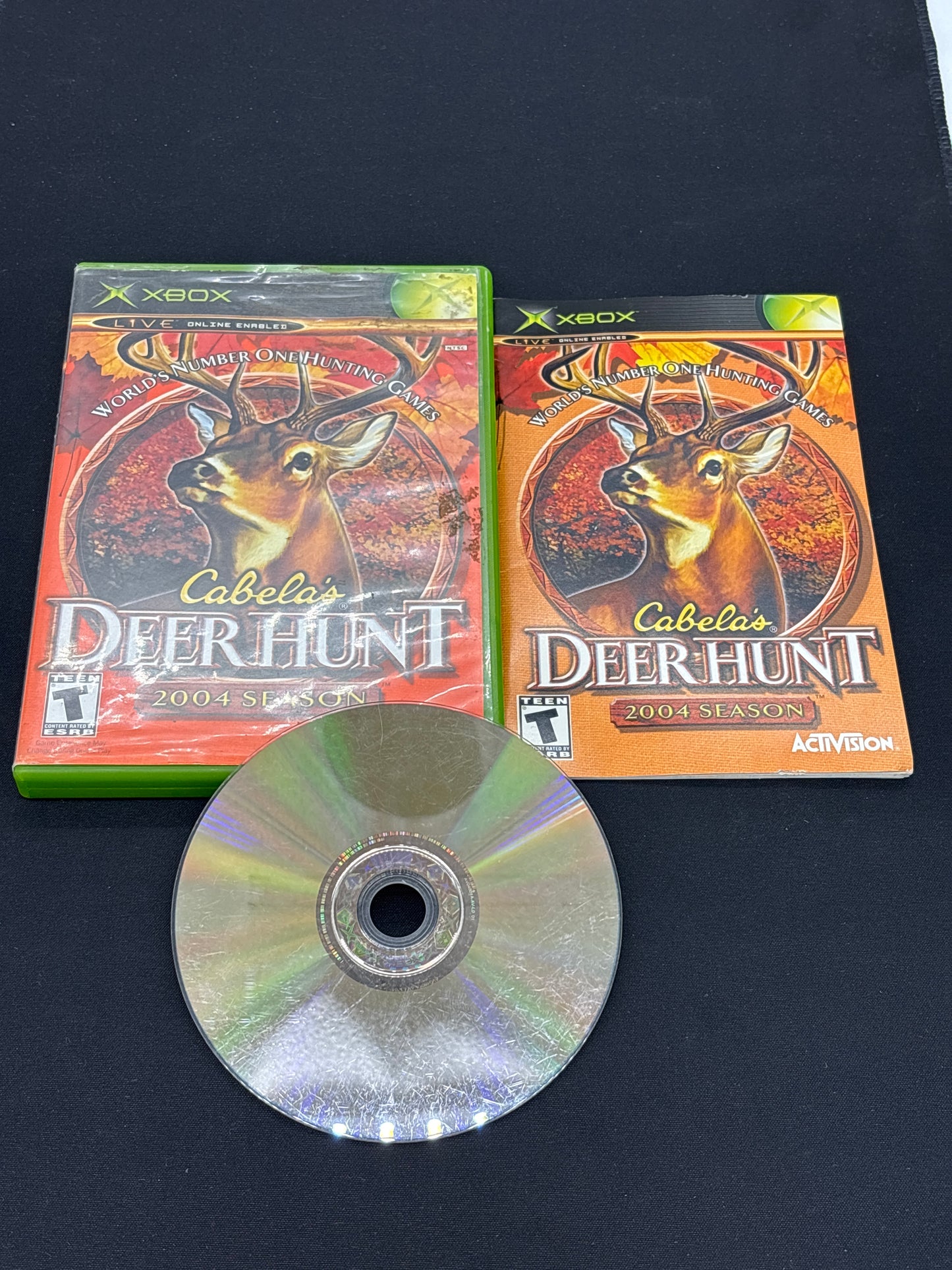 Auction Lot 60: Cabela’s Deer Hunt Video Game XBOX CIB