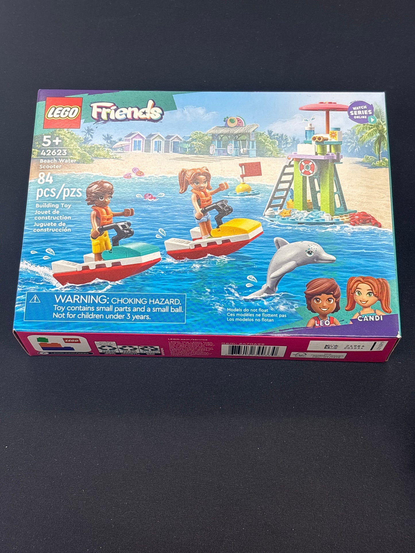 Auction Lot 76: LEGO Friends Beach Water Scooter Building Set New