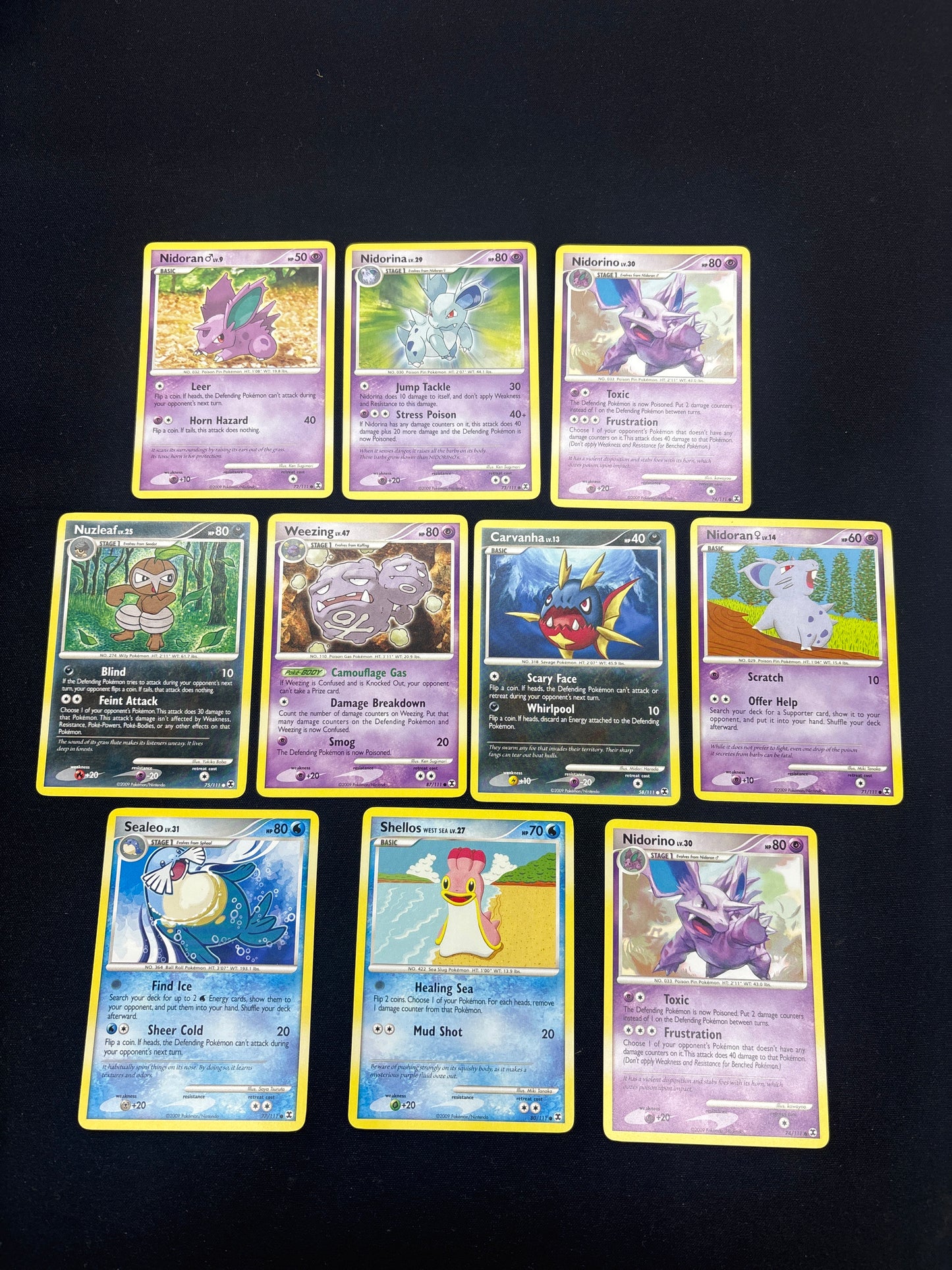 Auction Lot 105: Pokemon Cards Lot of 10 Mid Era Commons Uncommons Conditions Vary