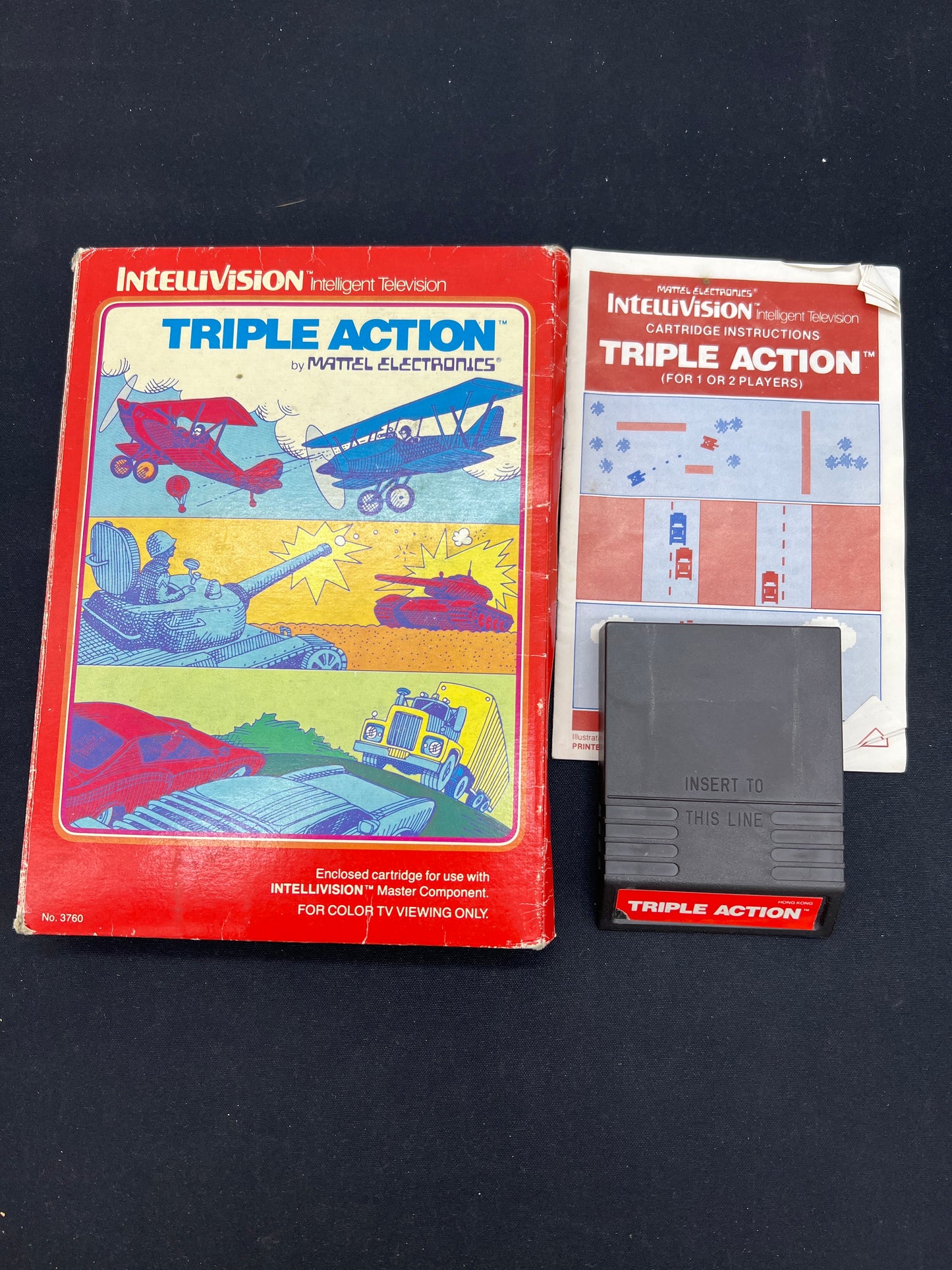Auction Lot 71: Intellevision Video Game Triple Action CIB