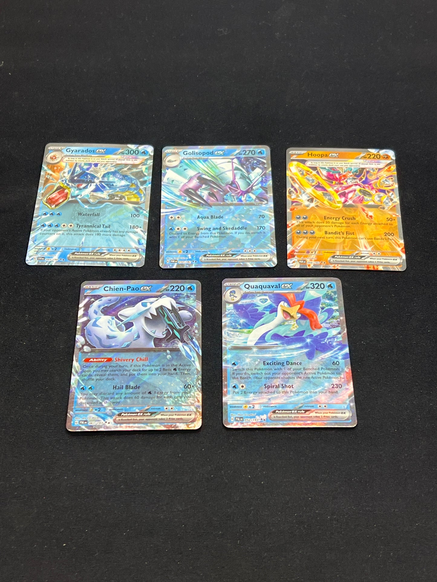 Auction Lot 311: Pokemon Cards Lot of 5 Assorted SV EX Conditions Vary