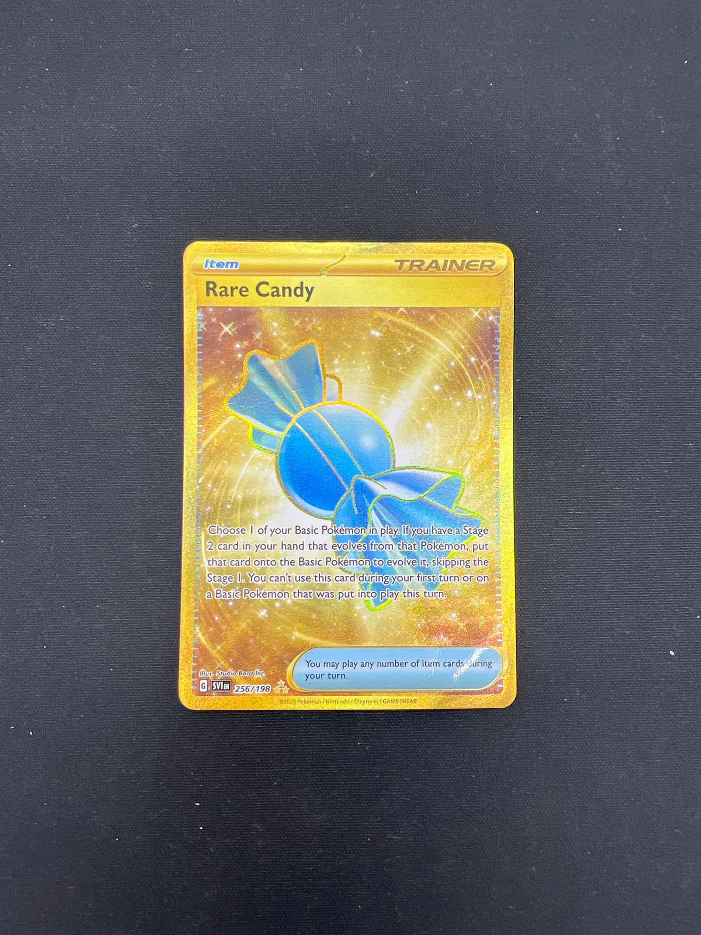 Auction Lot 221: Pokemon Cards Rare Candy Gold Conditions Vary