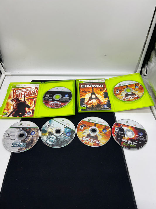Auction Lot 188: XBOX 360 Video Game Assorted Tom Clancy Games Lot