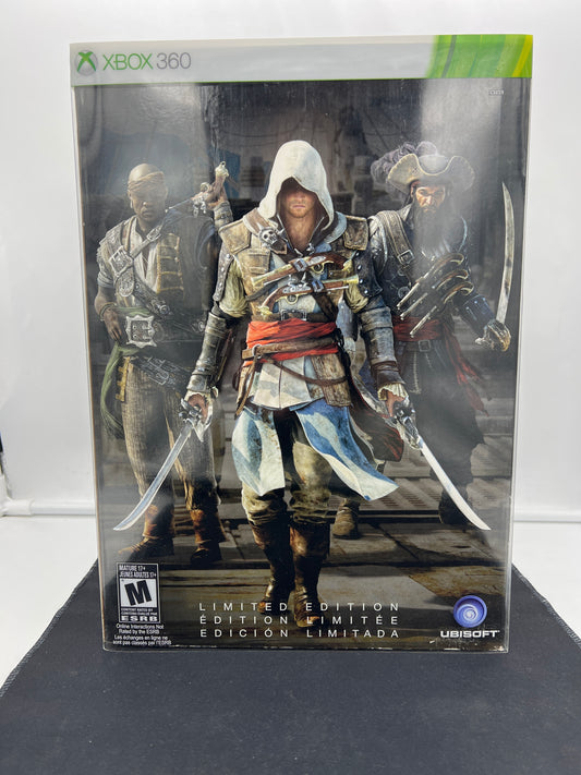 Auction Lot 13: XBOX 360 Vidoe Game Assassin's Creed Black Flag Limited Edition Complete With Edward Figure