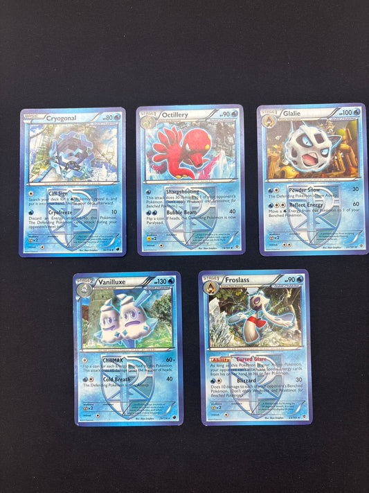 Auction Lot 355: Pokemon Cards Lot of 5 Assorted BW Era Conditions Vary