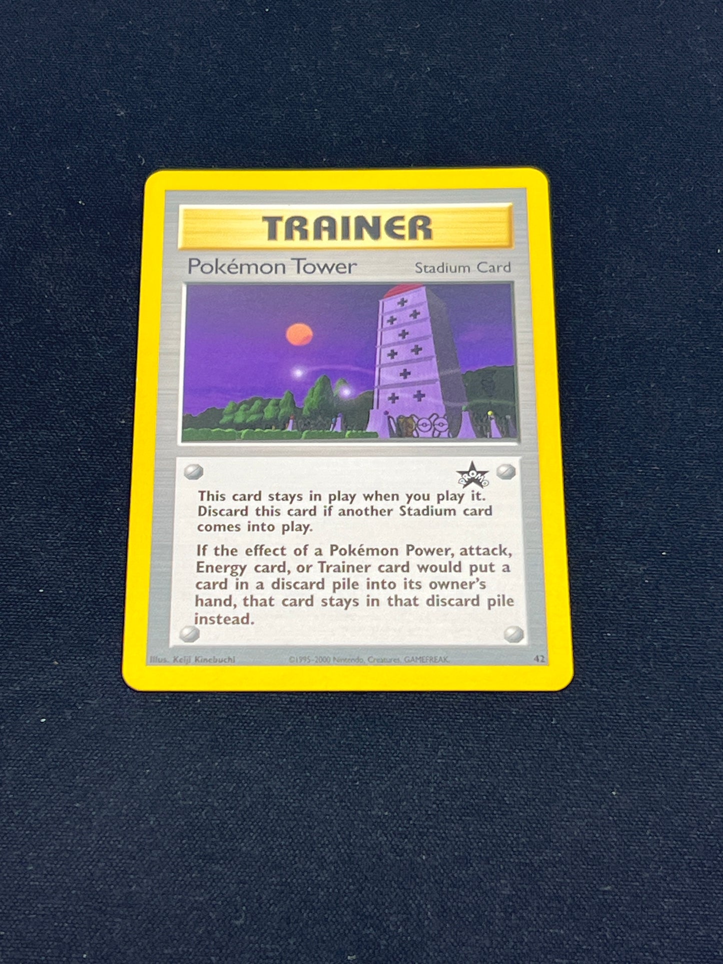 Auction Lot 248: Pokemon Cards Pokemon Tower WOTC Black Star Promo Condition Vary