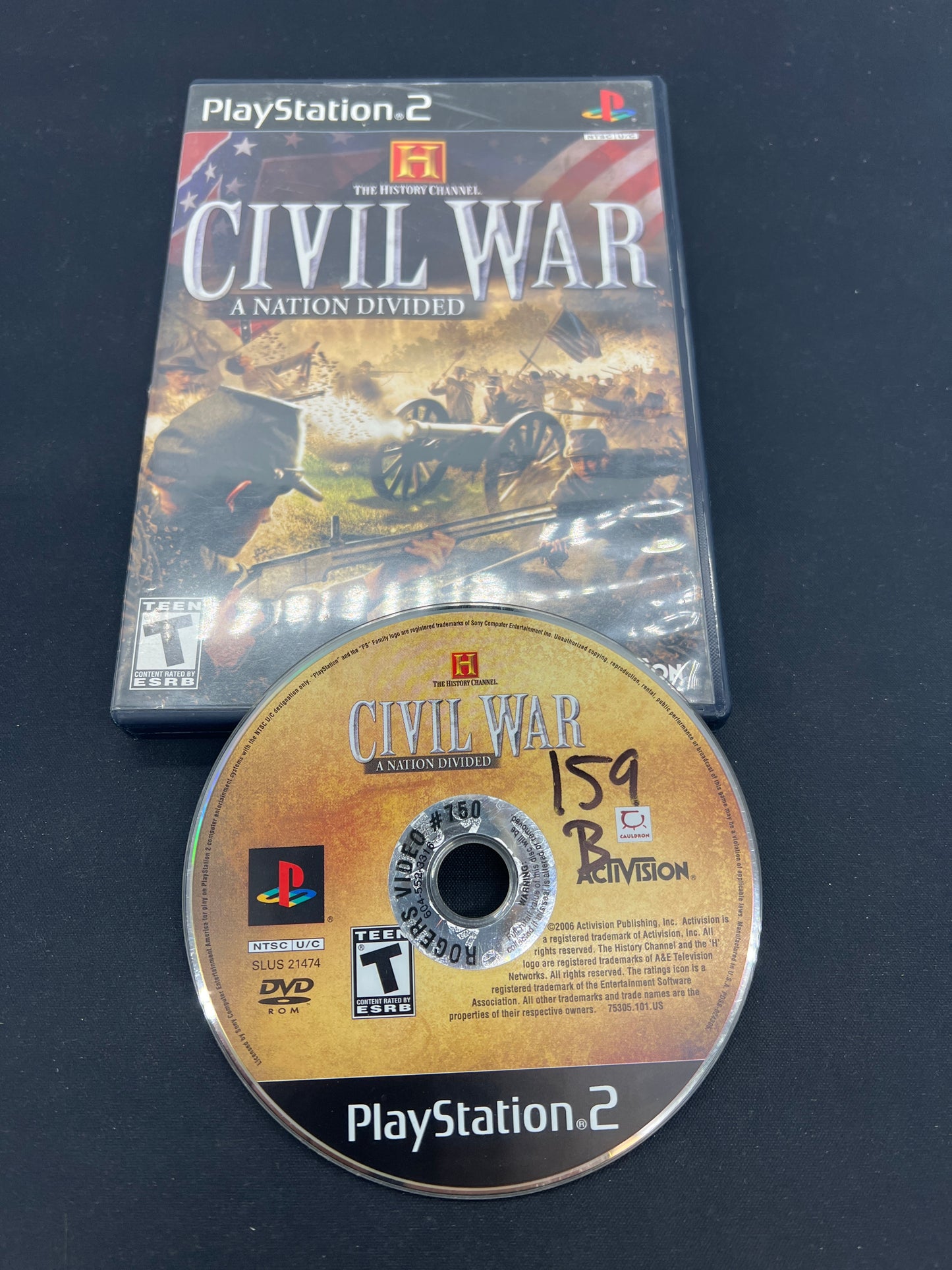 Auction Lot 125: PlayStation 2 Video Game Civil War