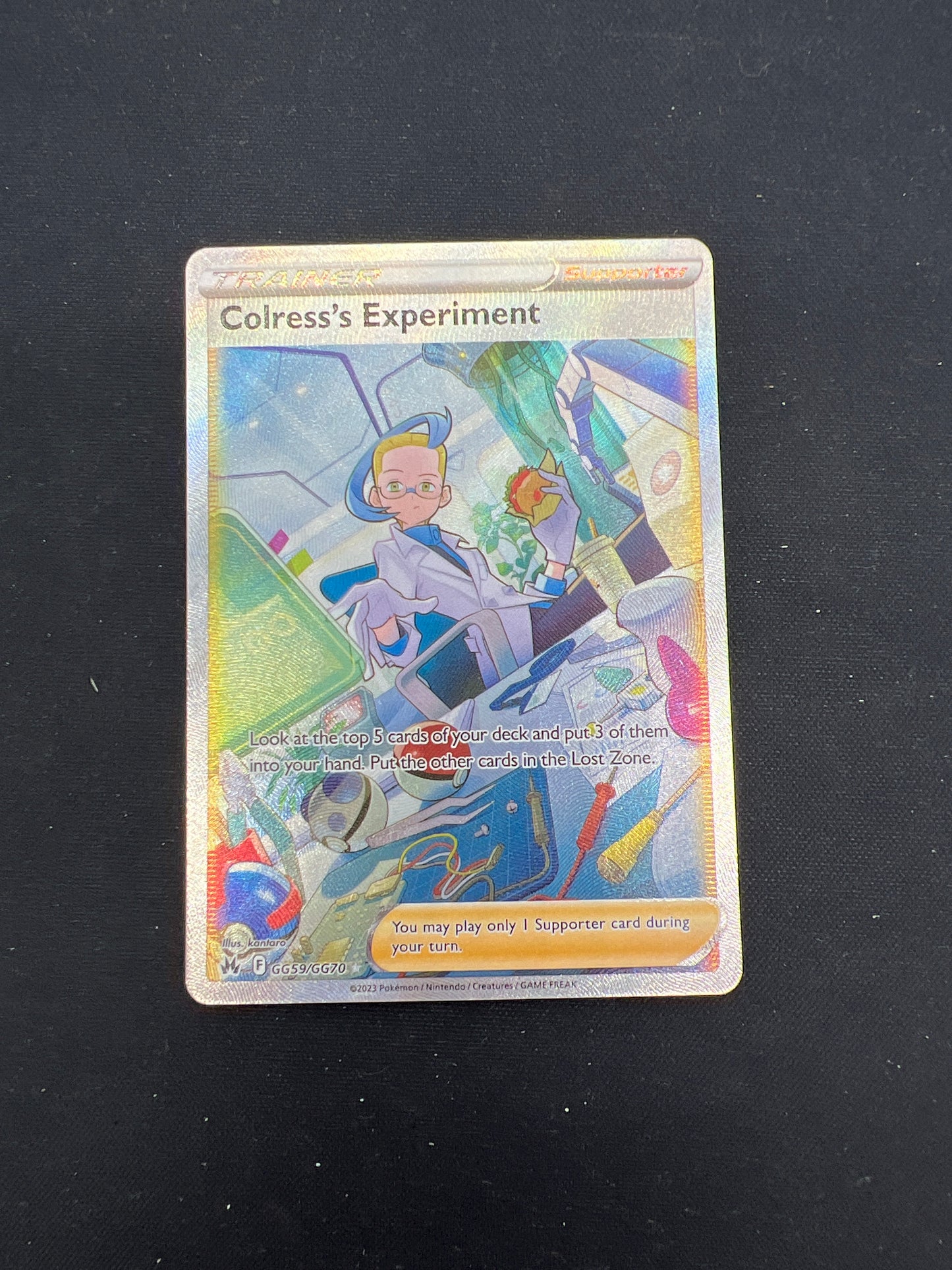 Auction Lot 223: Pokemon Cards Colress's Experiment Full Art Crown Zenith Conditions Vary