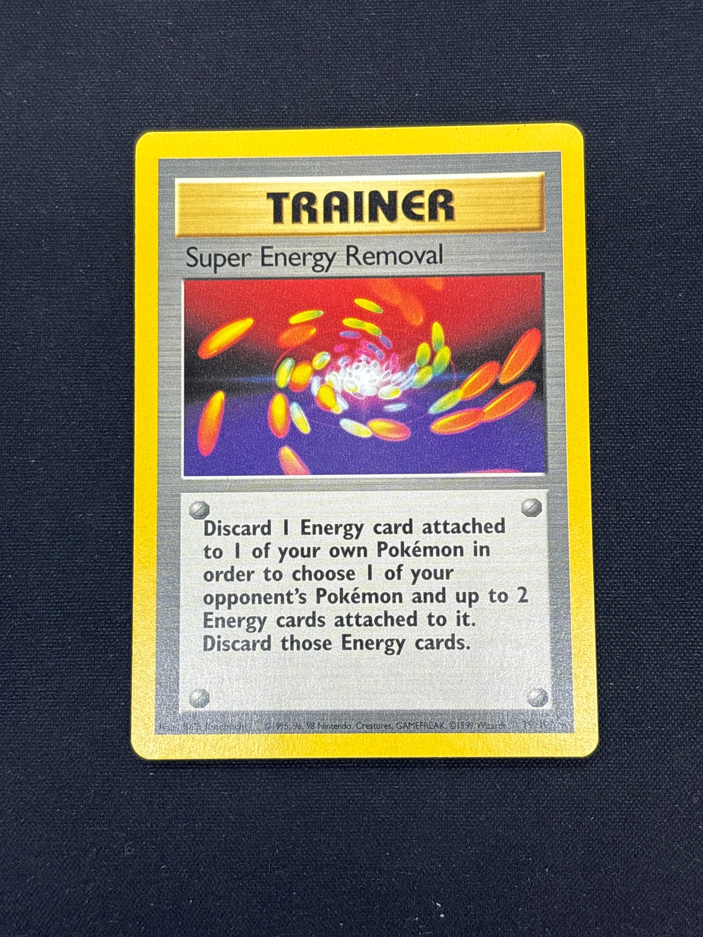 Auction Lot 87: Pokemon Card Super Energy Removal Base Set Conditions Vary