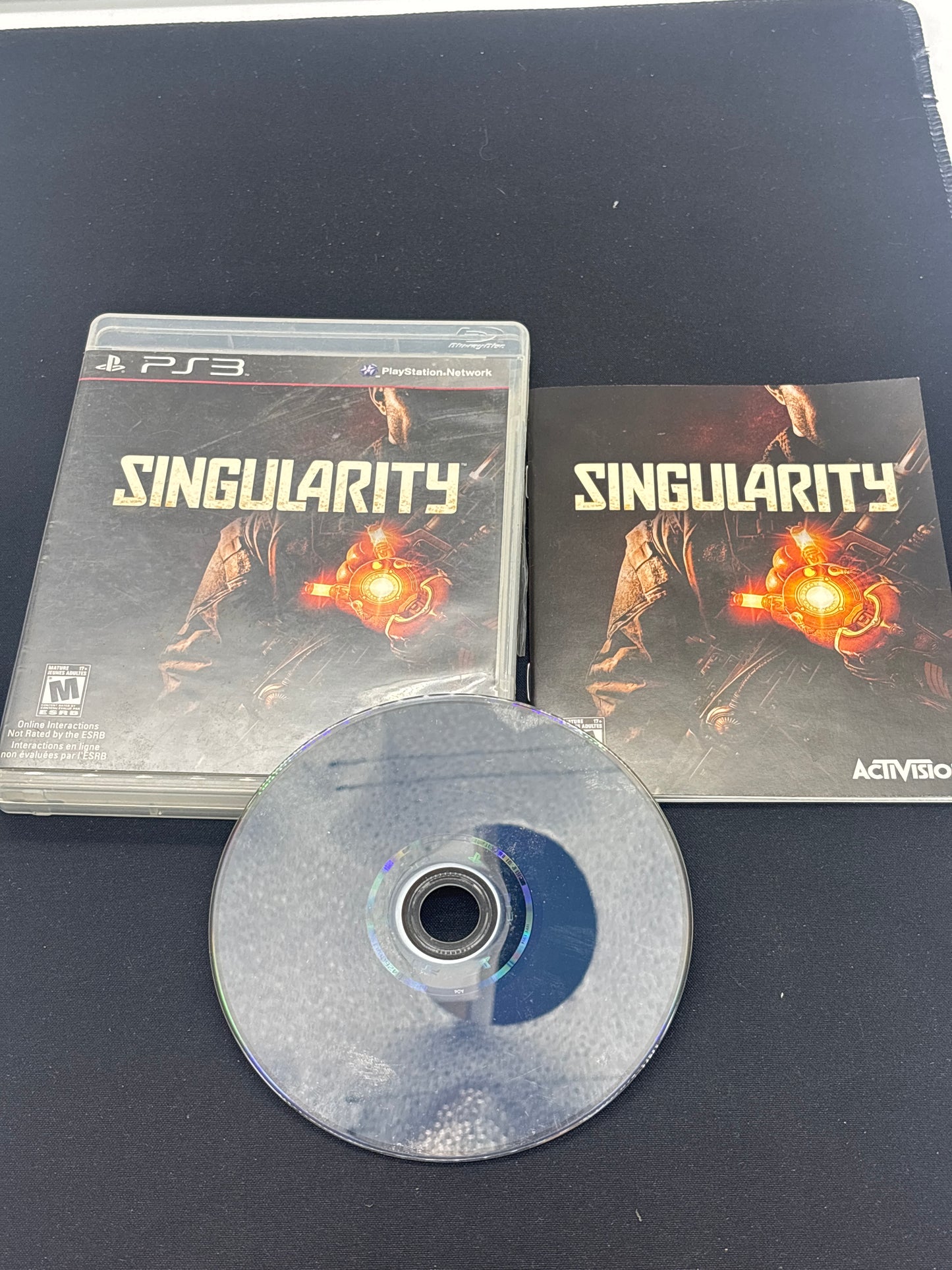 Auction Lot 72: PlayStation 3 Singularity With Case & Disc