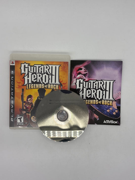 Auction Lot 36: Guitar Hero 3 Video Game PS3 CIB