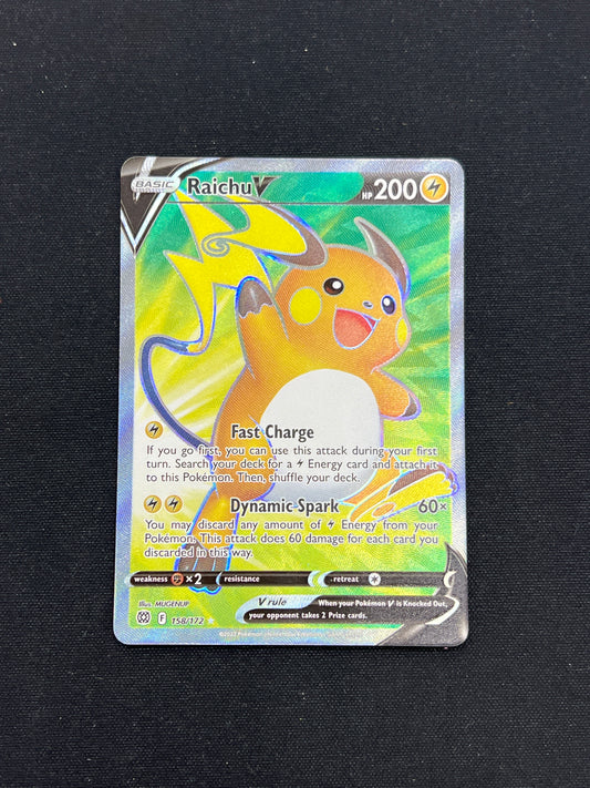 Auction Lot 152: Pokemon Cards Raichu V Full Art Condition Vary