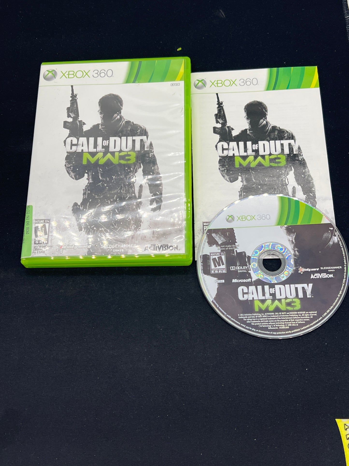 Auction Lot 179: XBOX 360 Call of Duty MW3 CIB