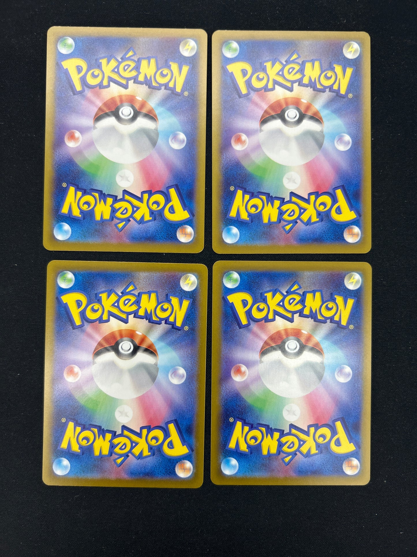 Auction Lot 446: Pokemon Cards Lot of 4 Assorted Japanese Terastal Festival Pokeball Pattern Conditions Vary