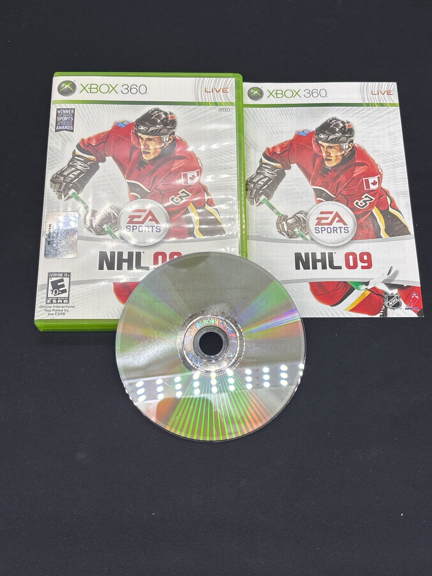 Auction Lot 164: NHL 09 XBOX 360 Video Game CIB