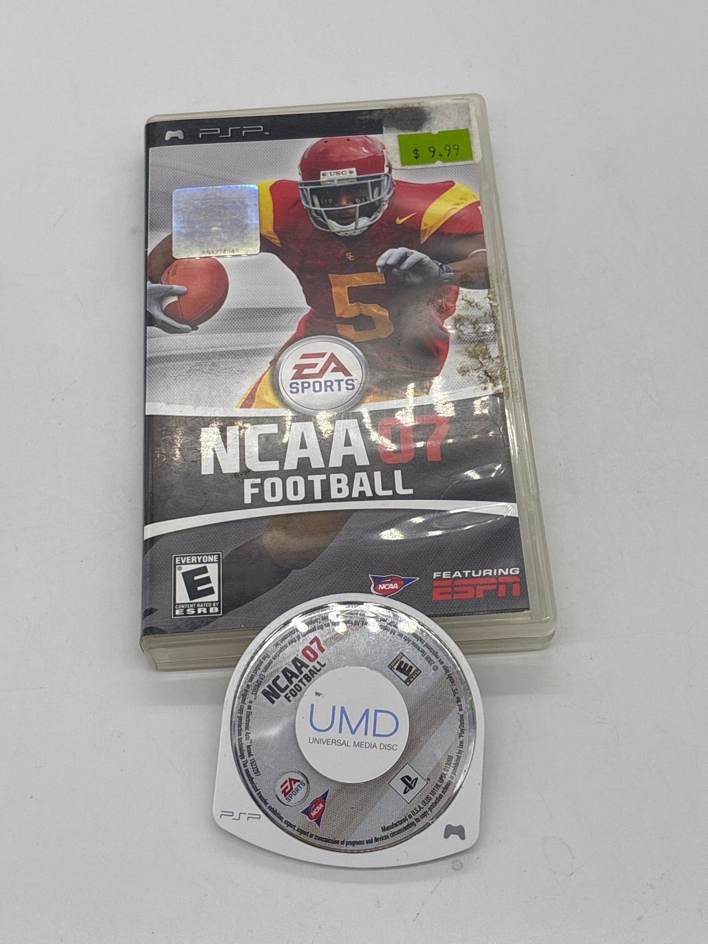 Auction Lot 137: NCAA Football 07 Video Game PSP